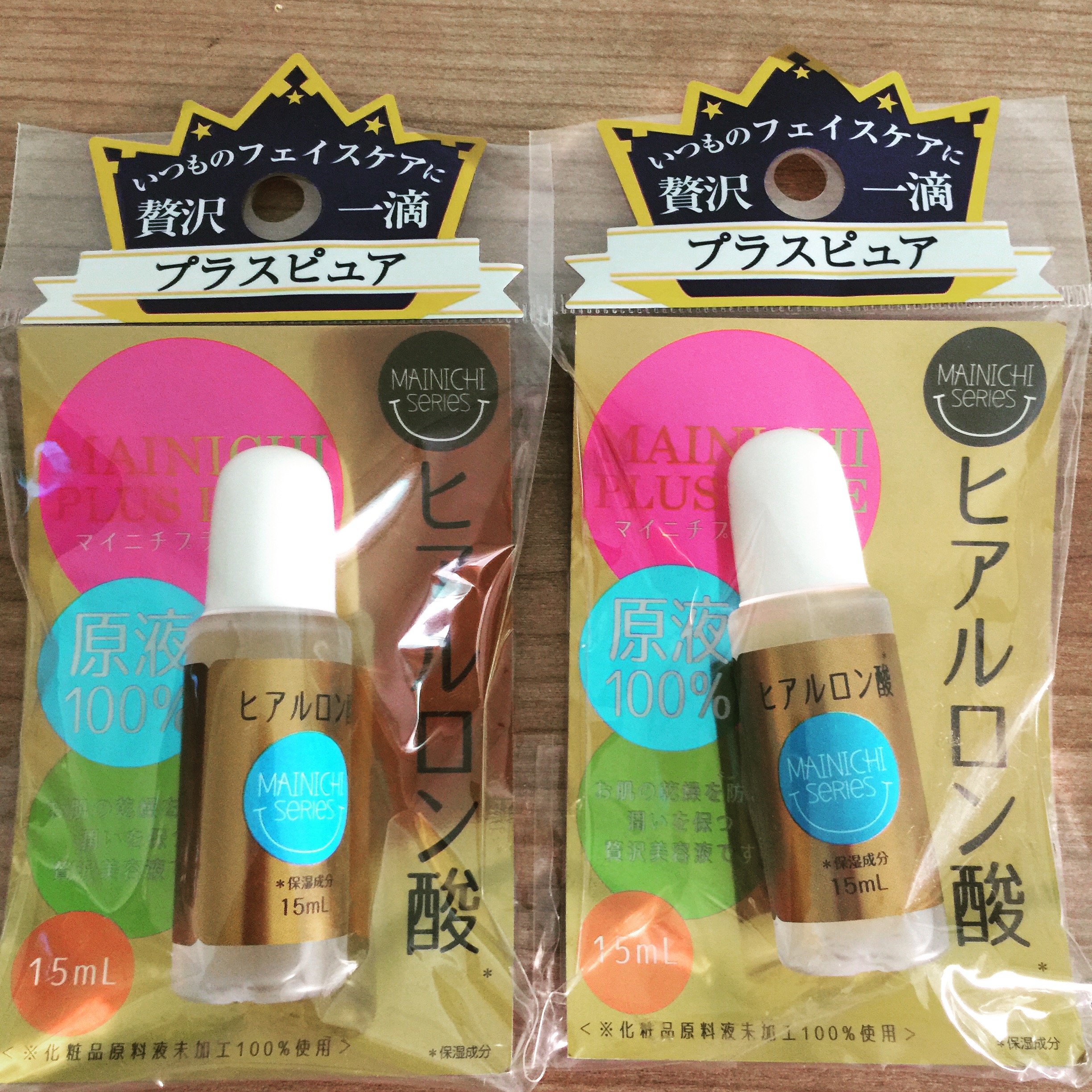 🔥(New Item)💥Mainichi Plus Pure Hyaluronic Acid | ไมนิจิ พลัส เพียว ไฮยาลูโรนิค แอซิด💥ไฮยาลูรอนเข้มข้น 💯% เพื่อผิวชุ่มชื้น อิ่มเอิบ💥ขนาด 15 ml.