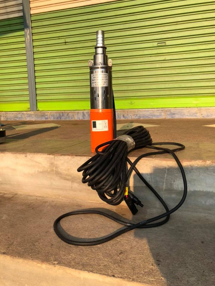 ปั้มน้ำ ซัมเมิส DC12V และ 24V ใส่ลงบ่อบาดาลขนาด3”ขึ้นไป