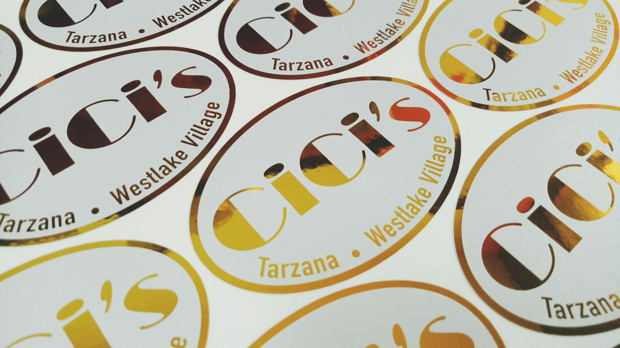 สติ๊กเกอร์ฉลากสินค้าฟรอยทอง ฟอยล์