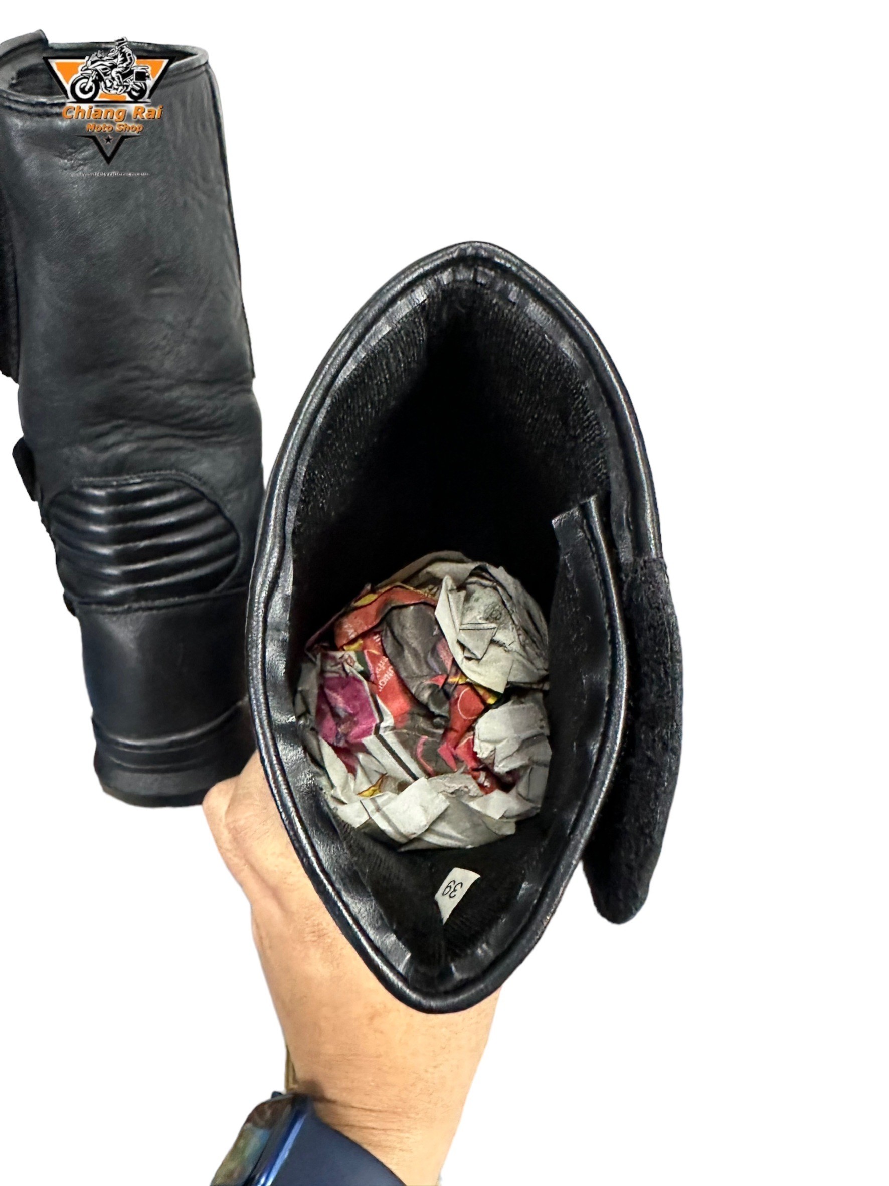 รองเท้าขี่มอเตอร์ไซด์( มือสอง) RCBS-305 Size ขนาดจากป้าย 39:EUR / 8:UK / 24.1:Cm.(CYCLE SPIRIT)