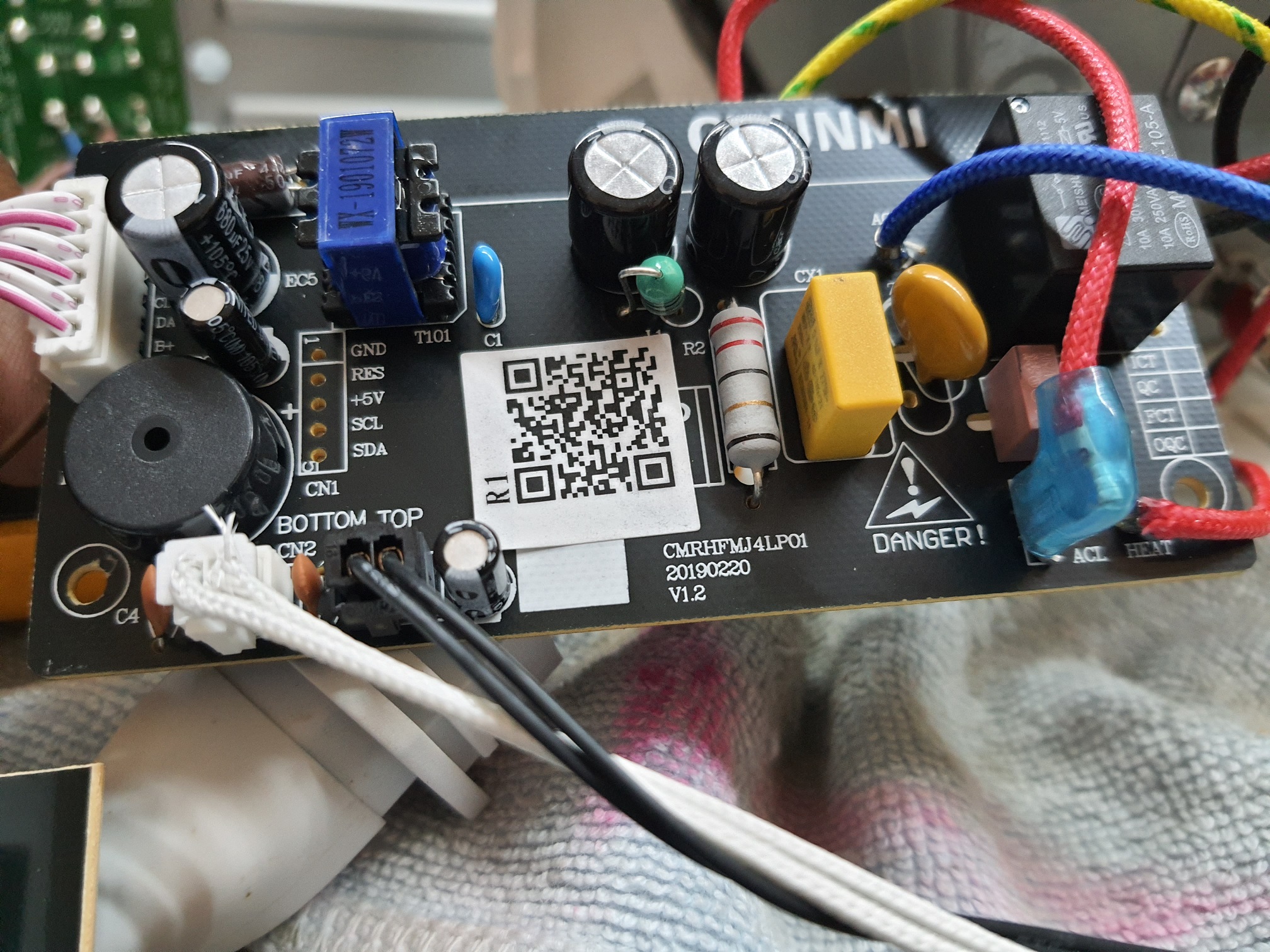 ซ่อมหม้อหุงข้าว ยี่ห้อ Xiaomi Mijia รุ่น DFB201CM อาการเปิดไม่ติด