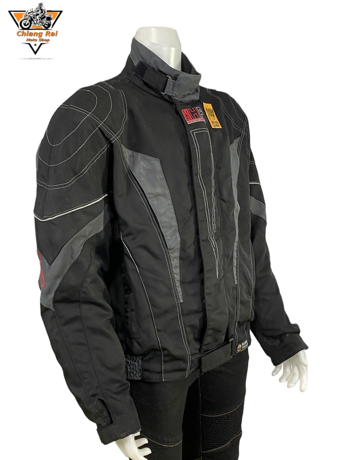 เสื้อขี่มอเตอร์ไซด์( มือสอง) RCSA 618: อก 52" ยาว 26" (XL) **KEVLAR**