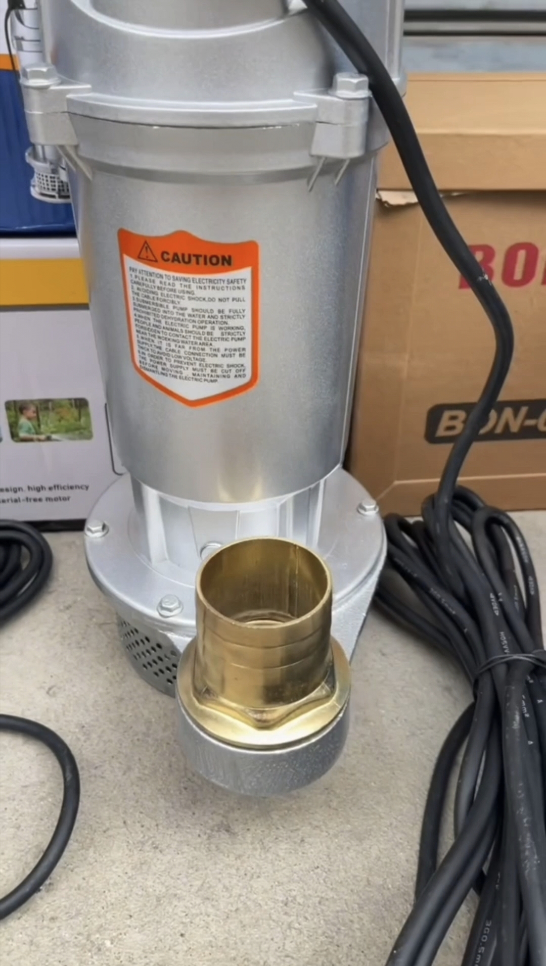 ปั๊มแช่ ไดโว่ มีให้เลือก 3 แบบ ยี่ห้อ BONCHI