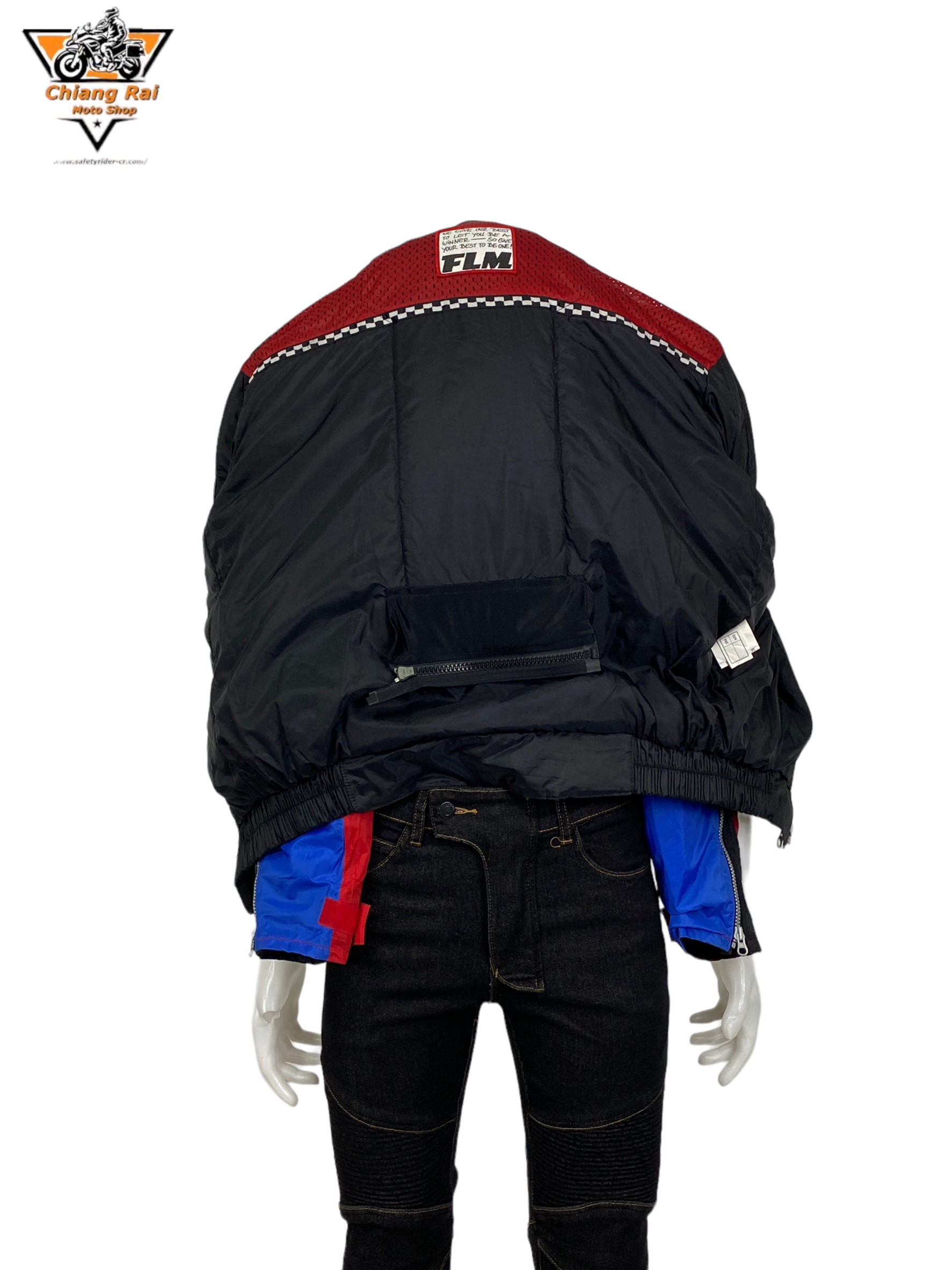 เสื้อขี่มอเตอร์ไซด์( มือสอง) RCSA 666: อก 48-50" ยาว 26" (XL)**FLM**