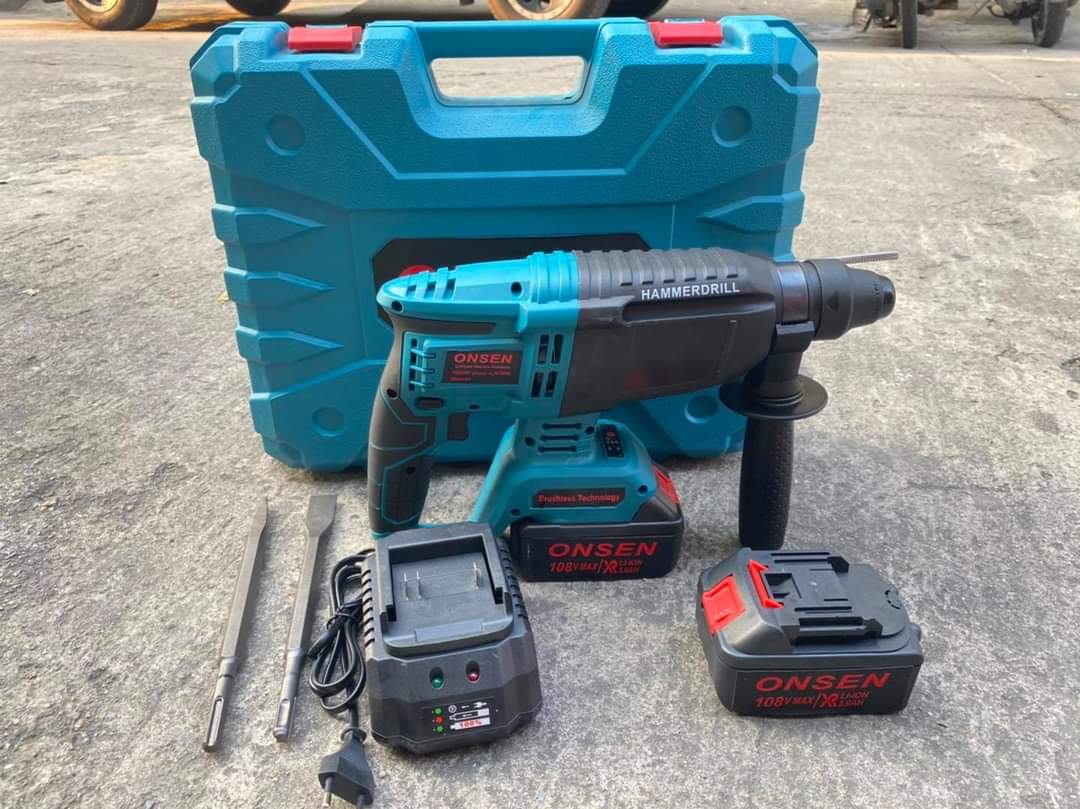 สว่านโรตารี่แบต Onsen งานญี่ปุ่น รุ่น Brushless 108v