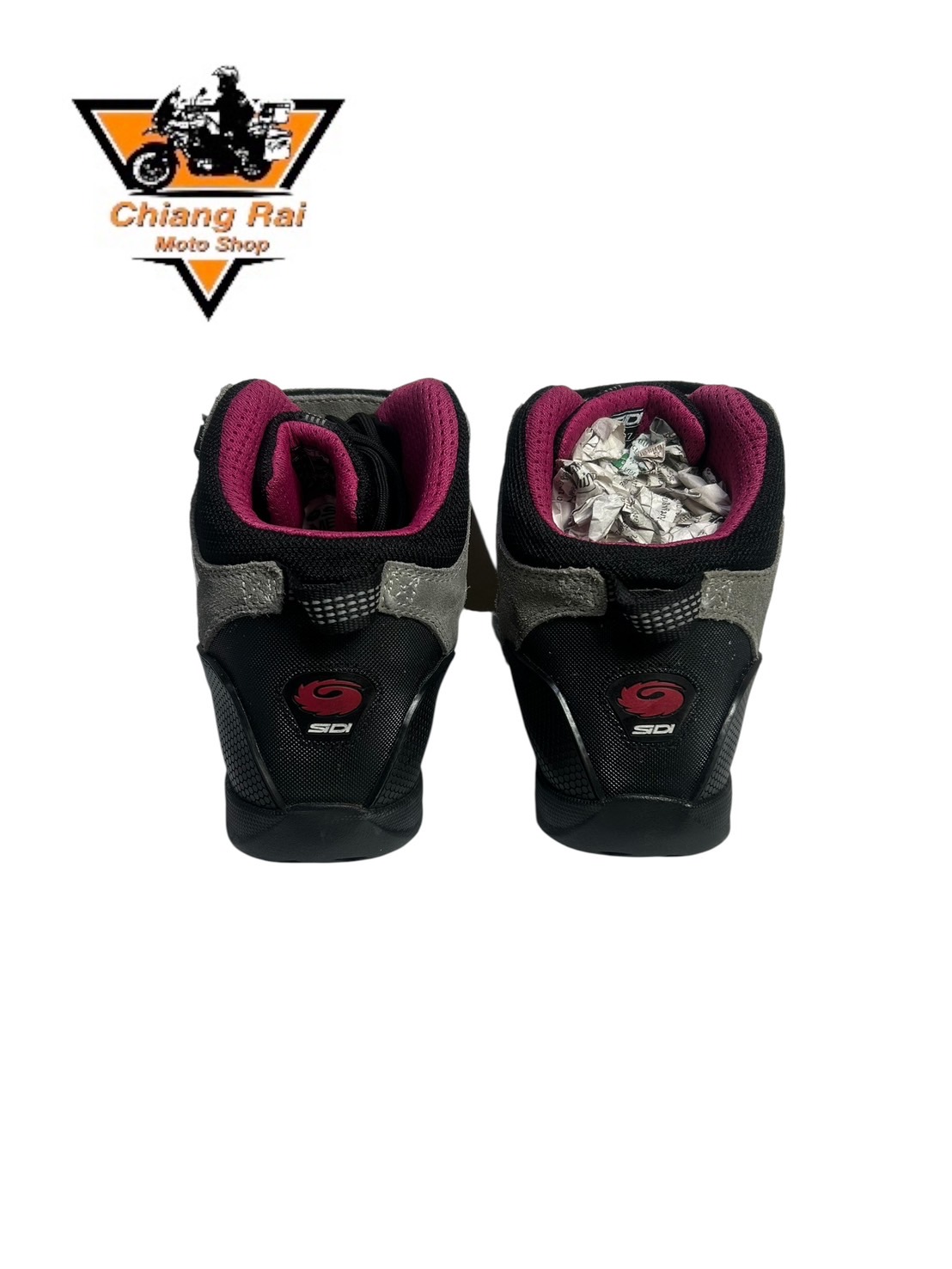 รองเท้าขี่มอเตอร์ไซด์( มือสอง) RCBT-070 Size ขนาดจากป้าย 41:EUR / 7:UK / 26:Cm.(SIDI)