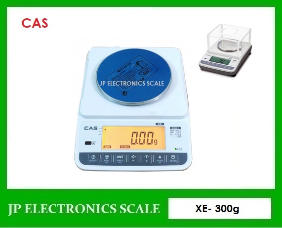 เครื่องชั่งละเอียดสูง300g เครื่องชั่ง ละเอียด300g เครื่องชั่งคุณภาพสูง300กรัม เครื่องชั่งน้ำหนัก300กรัม เครื่องชั่งน้ำหนัก300g ตาชั่ง300g กิโลดิจิตอล300กรัม เครื่องชั่ง300g*0.005g ยี่ห้อ CAS รุ่น XE-300g ขนาดถาดชั่งผ่าศูนย์กลาง 128mm.