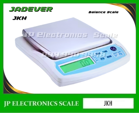 เครื่องชั่งดิจิตอล 1000g ตาชั่งดิจิตอล1000g เครื่องชั่งแบบตั้งโต๊ะ 1000กรัม เครื่องชั่งน้ำหนักระบบอิเล็กทรอนิกส์ 1000g ค่าละเอียด0.2g ยี่ห้อ JADEVER รุ่น JKH ขนาดถาดชั่ง 140 *140 มิลลิเมตร