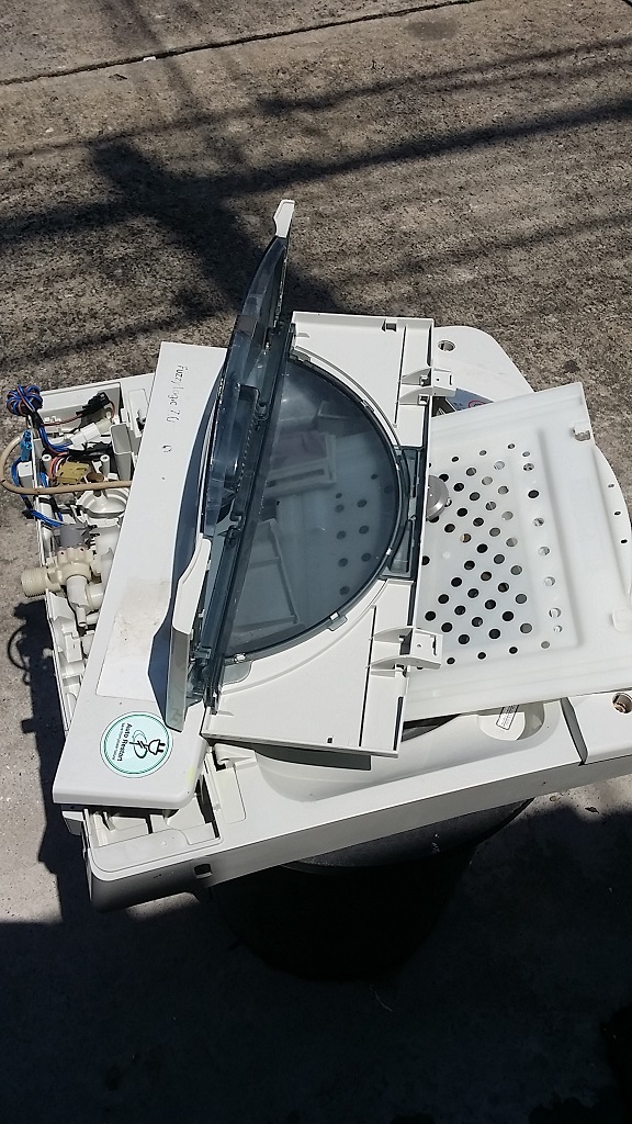 ซ่อมเครื่องซักผ้า ยี่ห้อ LG รุ่น WF-T7060TD อาการน้ำเข้าแต่ไม่ซัก