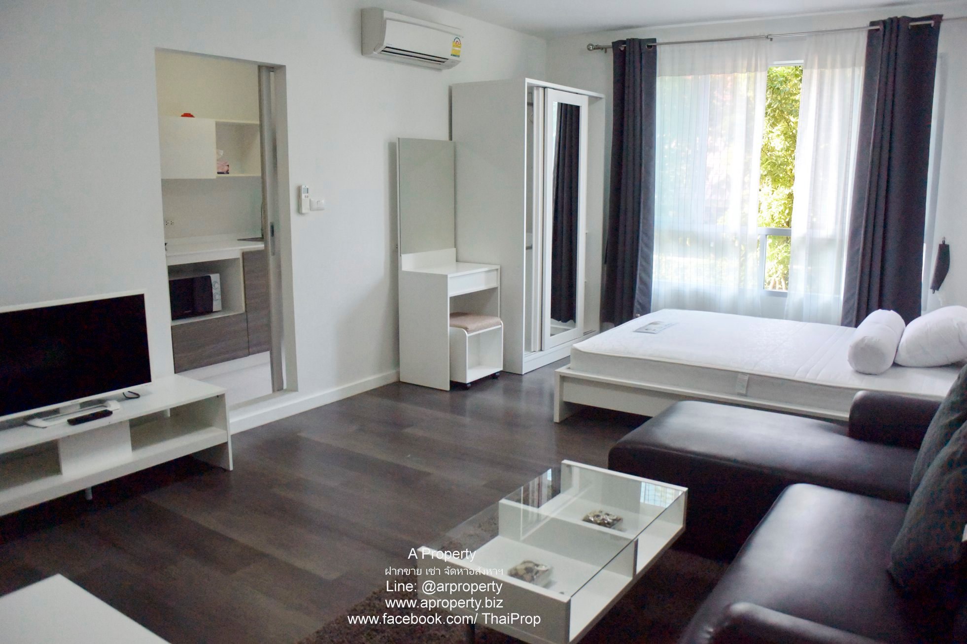 ให้เช่า D Condo เอแบค บางนา ห้องมุม