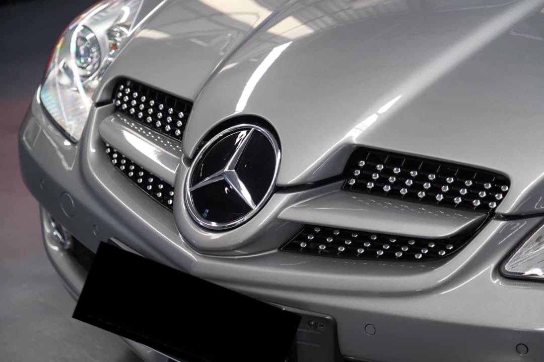 Mercedes Benz SLK200 AMG โฉม facelift แท้ สีเทา ปี 2011