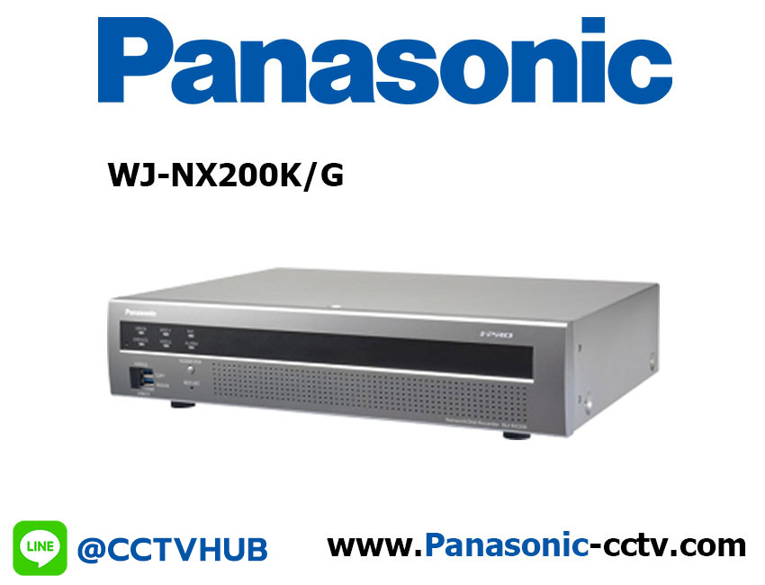 เครื่องบันทึก Panasonic NVR รุ่น WJ-NX200K/G