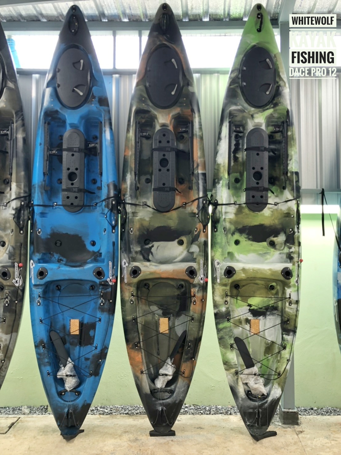 เรือคายัคตกปลา 12 ฟุต / Fishing kayak 12 ft