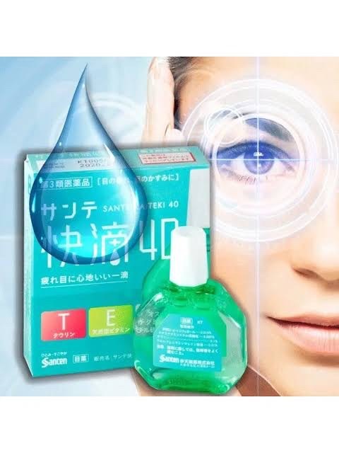 น้ำตาเทียม Sante Kaiteki 40 ปรับโกัสดวงตาที่เหนื่อยล้า และพร่ามัว✨เย็นระดับ 3