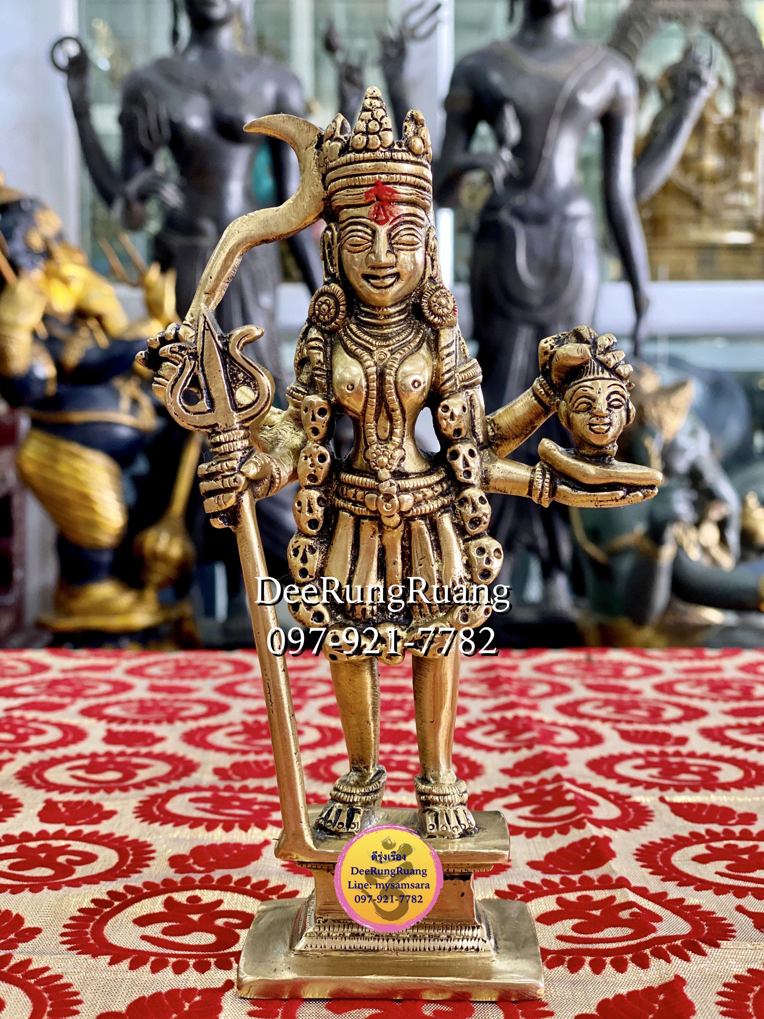 พระแม่กาลี 4 พระกร **สูง 7.5 นิ้ว**
