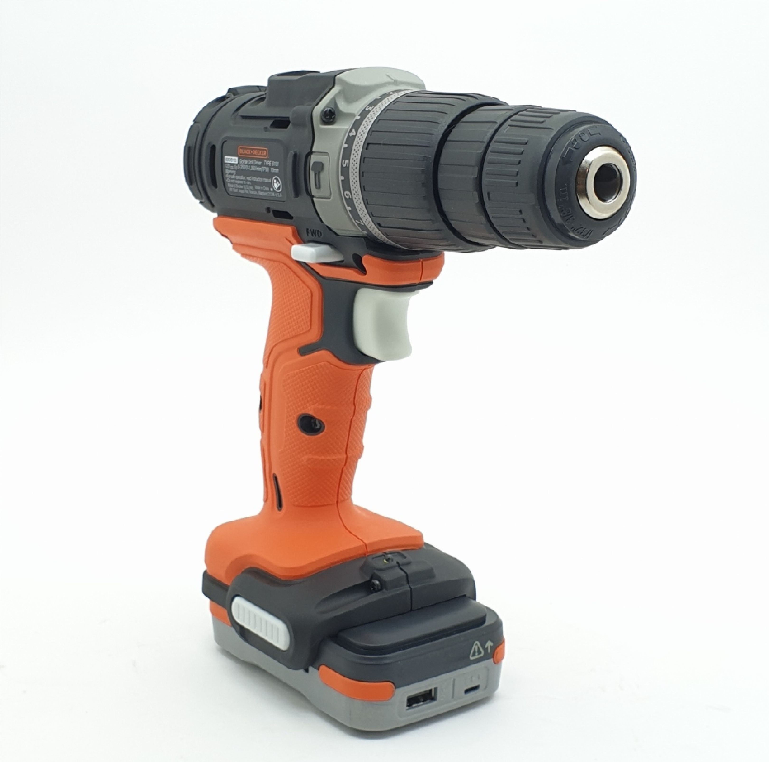 BLACK+DECKER สว่านกระแทกไร้สาย 10มม. 12V รุ่น BDCHD12US1-B1
