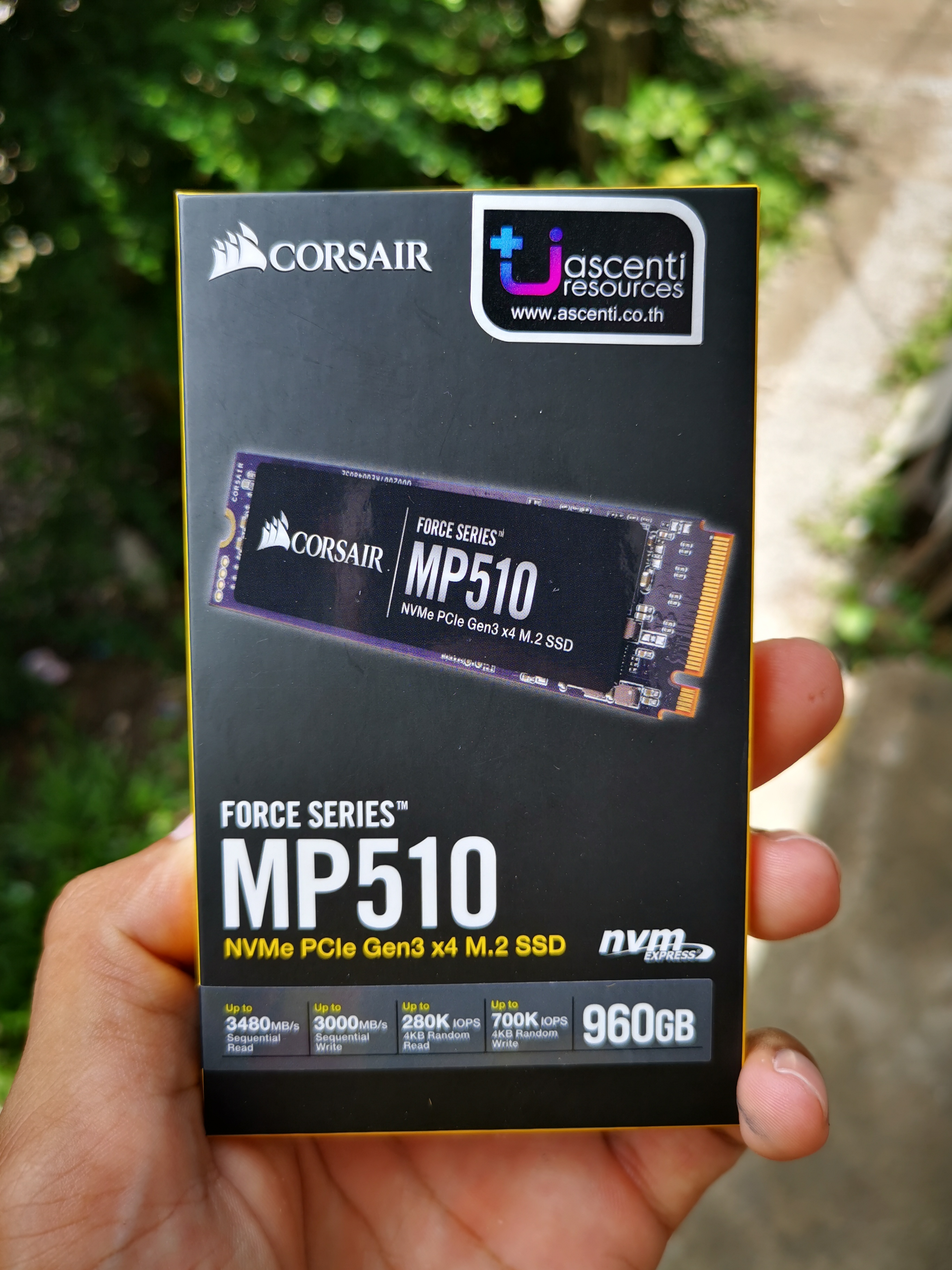 SSD M.2 PCIe/NVMe CORSAIR MP510 960 GB