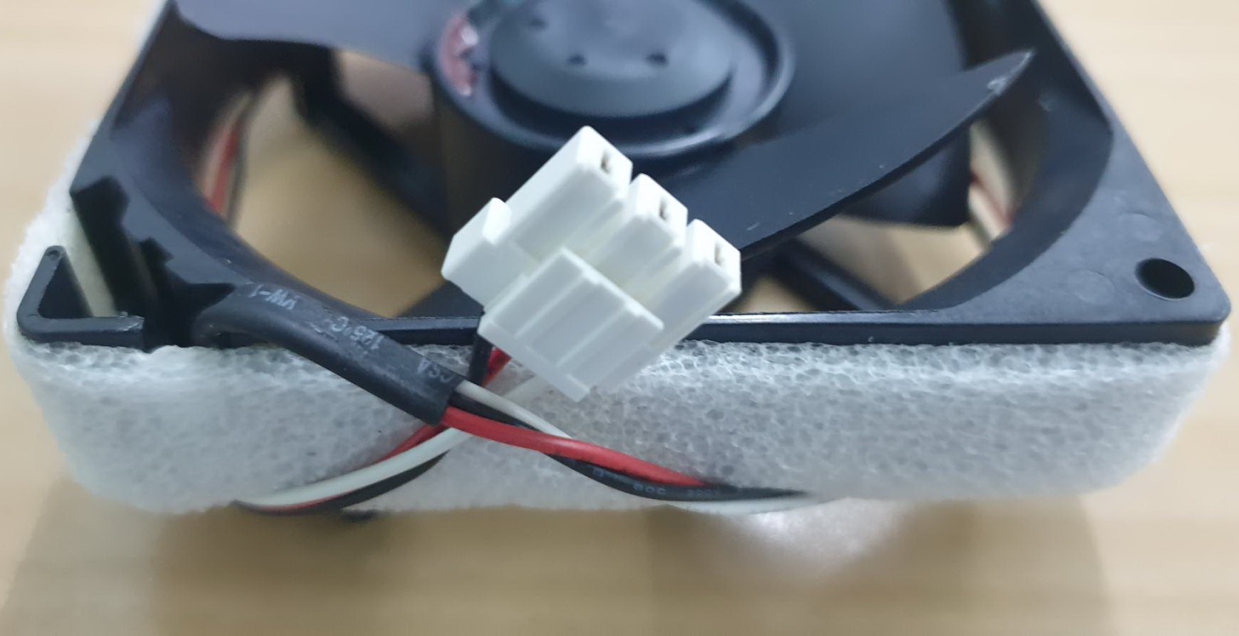 Nidec U92C12MS1B3-52 K091 พัดลมตู้เย็น SAMSUNG 12VDC (มีโฟมด้านข้าง) ขนาด 91.2*91.2 mm