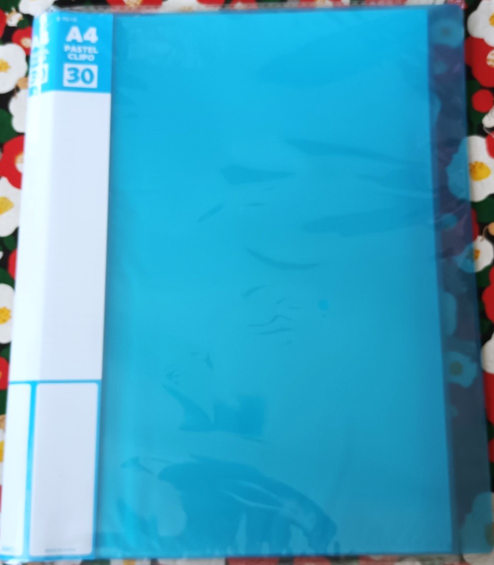 แฟ้ม A4 แบบสอดจากญี่ปุ่น A4 PASTEL CLIPO แฟ้มโชว์เอกสาร A4 / แฟ้มแคตตาล็อก 30 ซอง