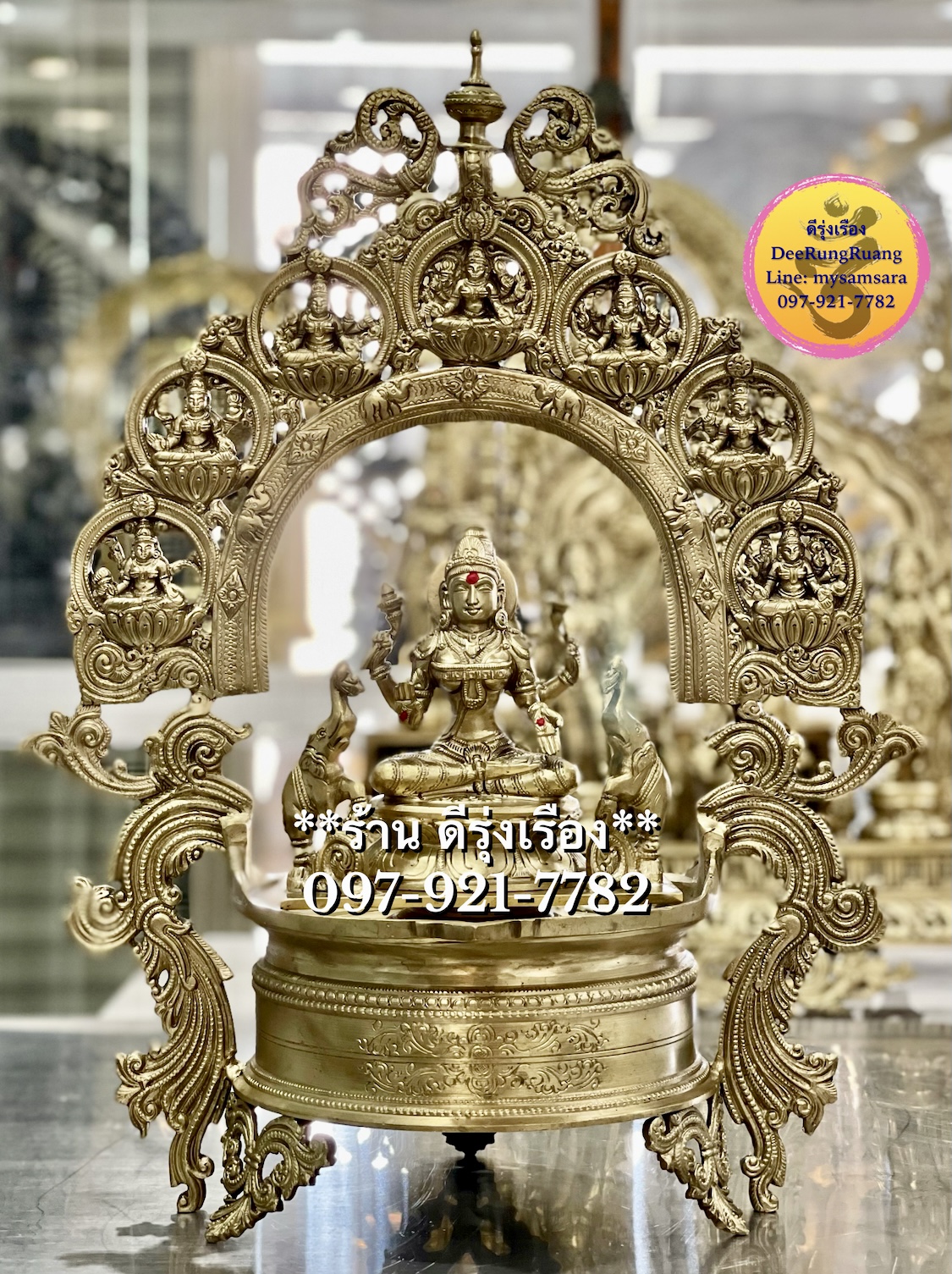 พระแม่ลักษมี ประทับซุ้ม รวม 8 พระองค์ ***Ring Lakshmi Deepak***