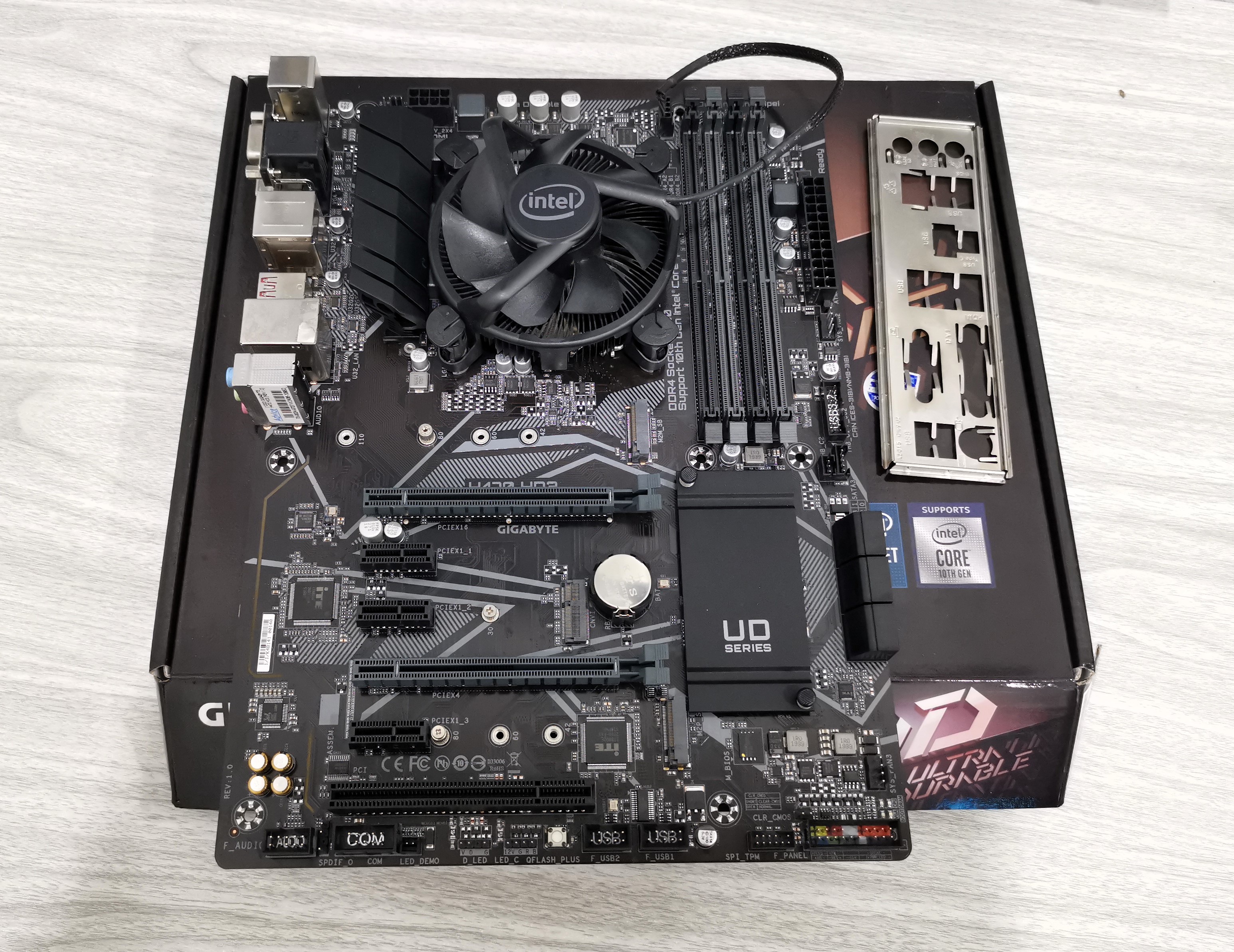 เซ็ตมัดรวม บอร์ด H470 + CPU i7 10700