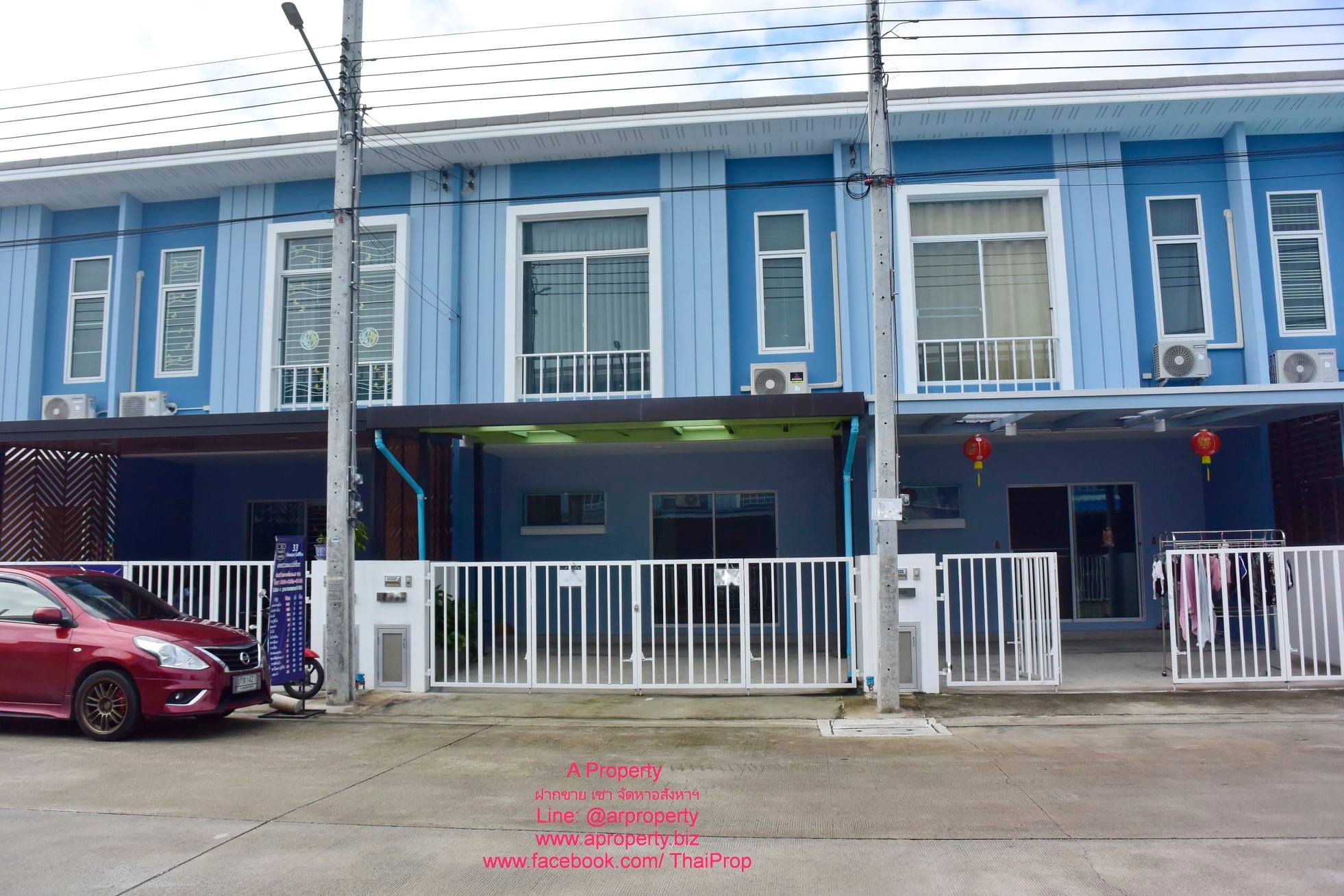 ให้เช่า ท/ฮ เจ ซิตี้ บ้านใกล้สวน ใกล้วัดเล่งเน่ยยี่ บางบังทอง