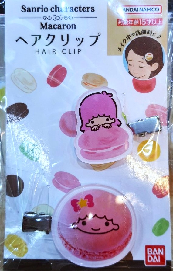 Little twin stars ลิตเติ้ลทวินสตาร์ ของแท้จากญี่ปุ่น กิ๊บ มาการอง Sanrio Characters Macaron Hair clip