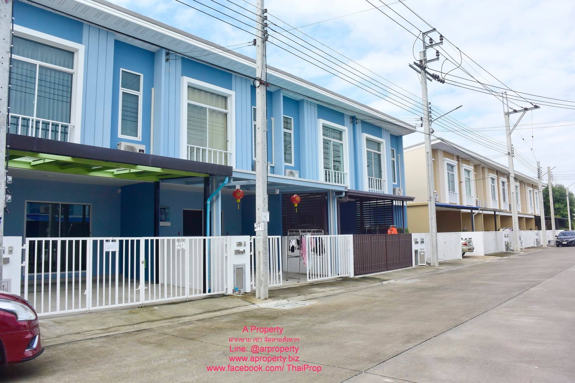 ให้เช่า ท/ฮ เจ ซิตี้ บ้านใกล้สวน ใกล้วัดเล่งเน่ยยี่ บางบังทอง
