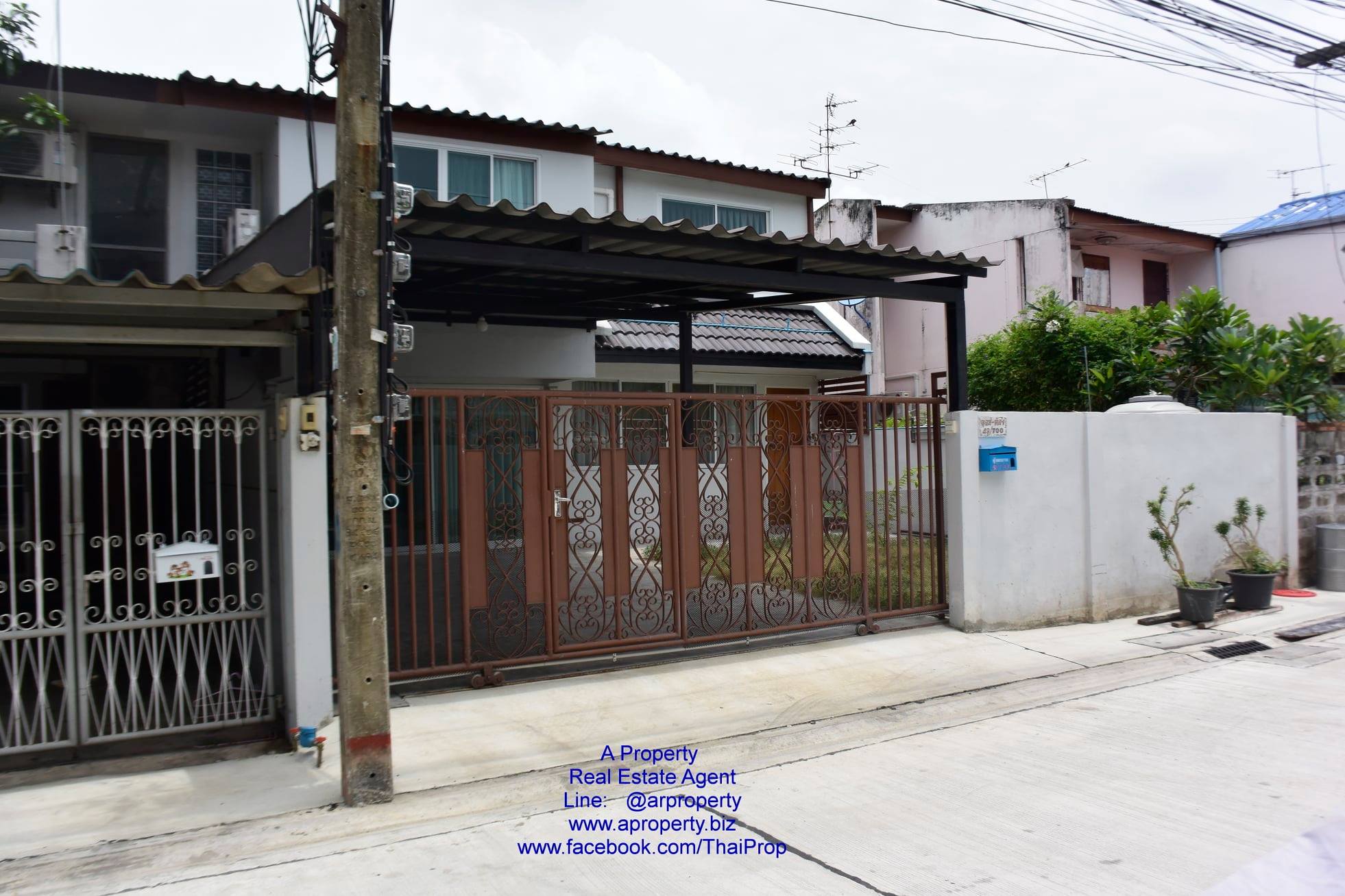 ให้เช่าบ้านแฝด ใกล้ปัญญาภิวัฒน์ (เลี้ยงสัตว์ได้ )