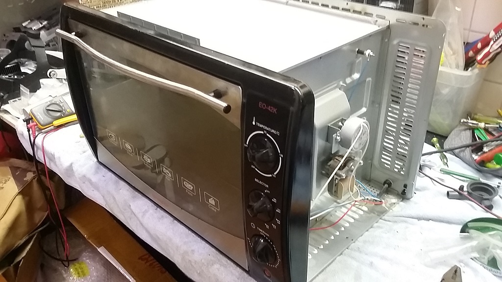 ซ่อมเตาอบไฟฟ้า ยี่ห้อ SHARP รุ่น EO-42K อาการไม่ร้อน