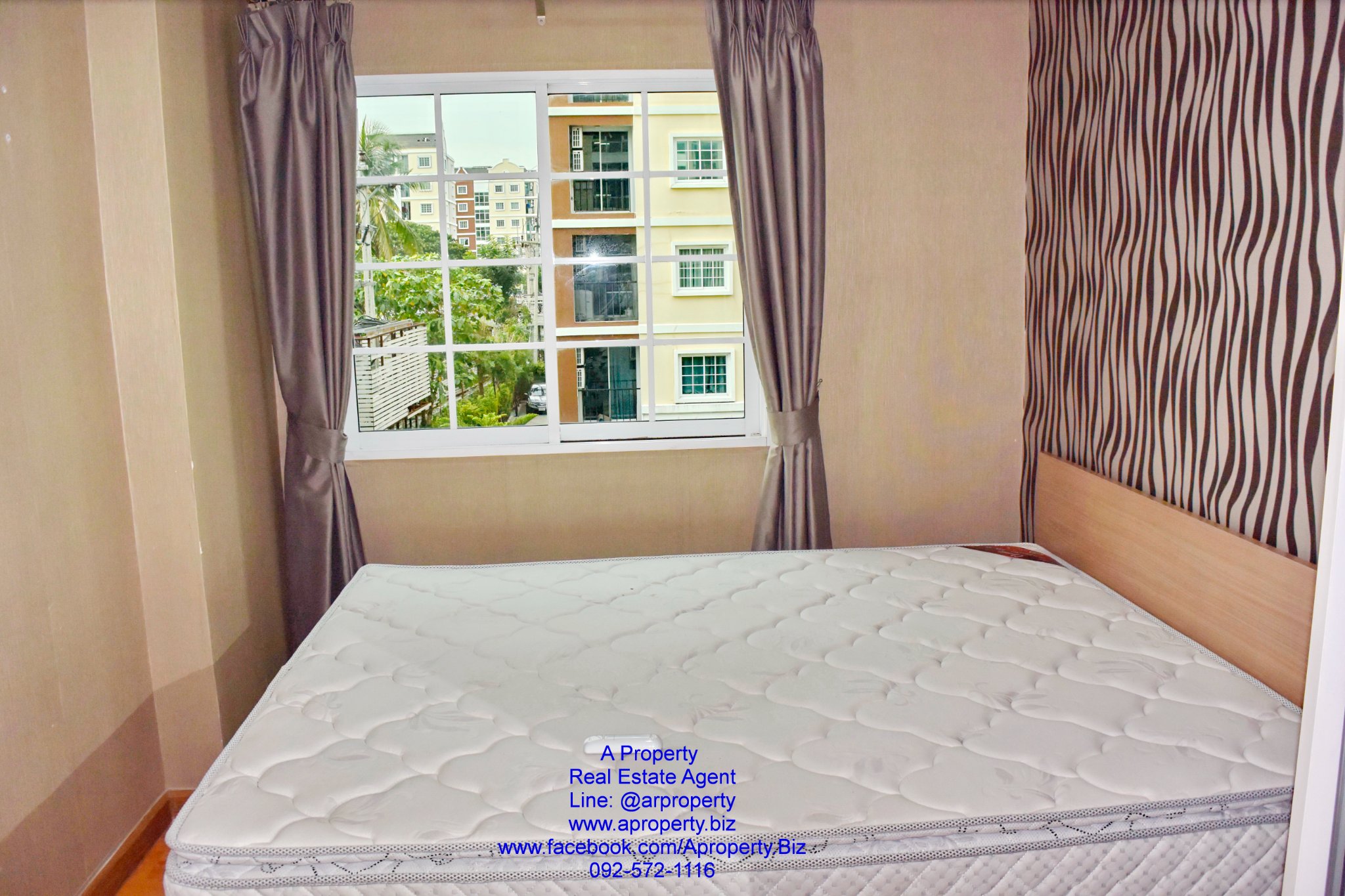 ให้เช่า คอนโดทิวลิปอ้อมน้อย ห้องมุม อาคาร G1 2 ห้องนอน