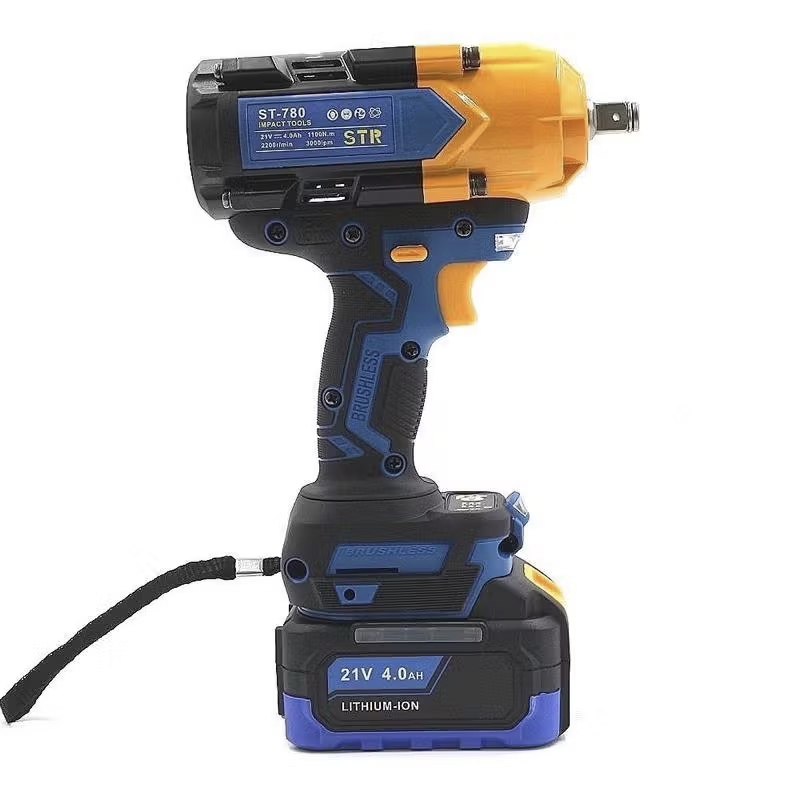 บล็อกไฟฟ้าไร้สาย ยี่ห้อ STR 21V รุ่น ST-780 แรงบิด 1,100 นิวตัน