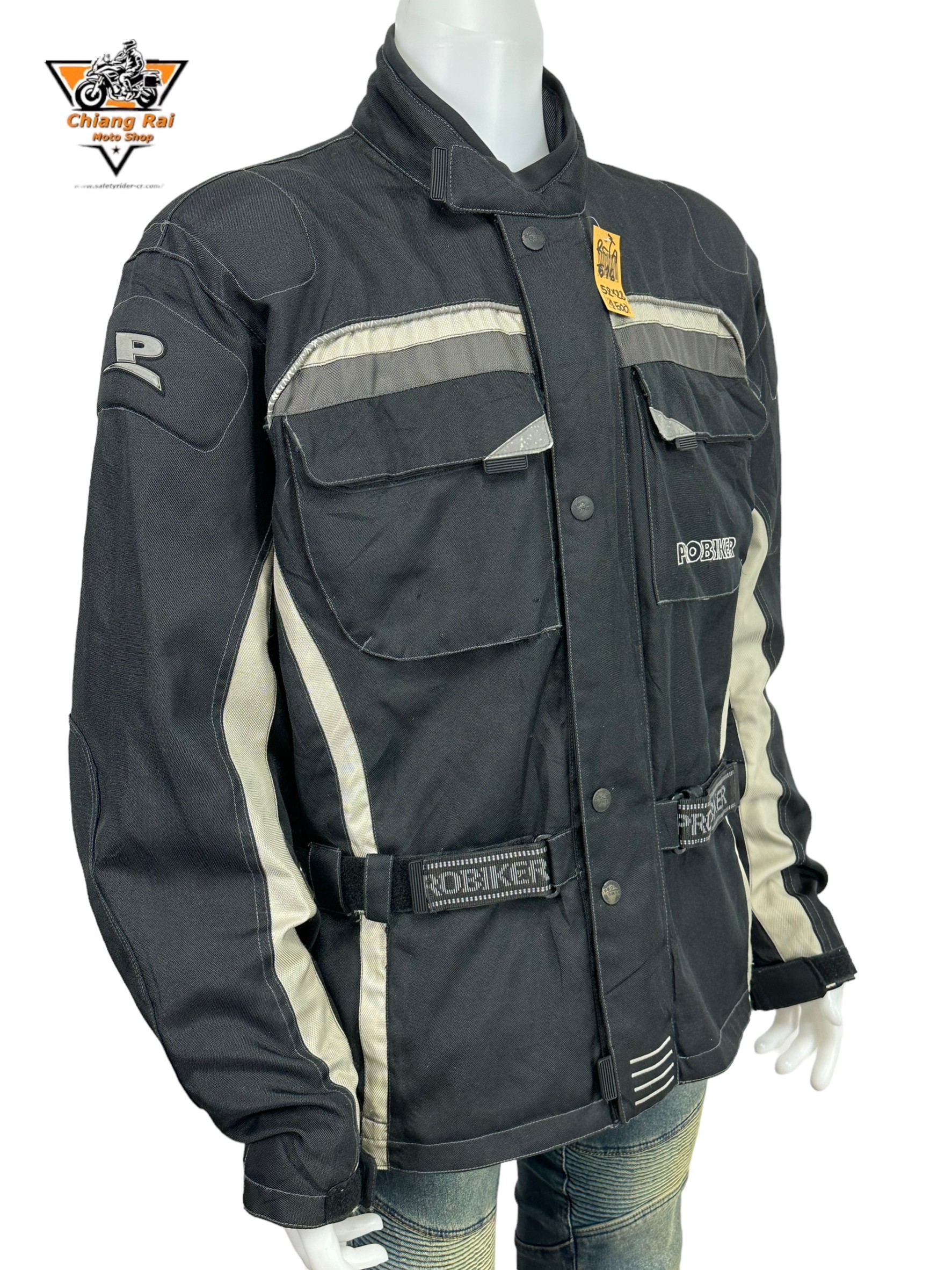 เสื้อขี่มอเตอร์ไซด์( มือสอง) RCTA 516: อก 52" ยาว 28" (XL) **PROBIKER**