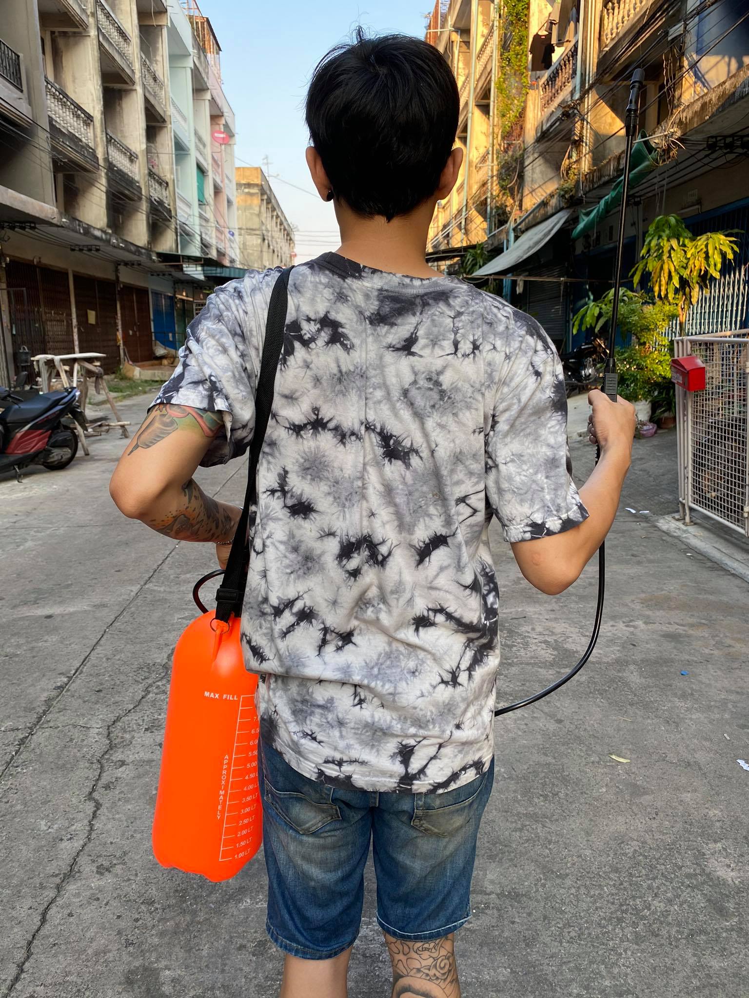 ถังพ่นยาสะพายหลัง ชนิดมือโยก Daewoo ขนาด 8 ลิตร