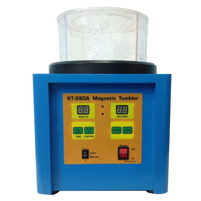 เครื่องร่อนเข็มแม่เหล็ก Magnetic Tumbler รุ่น KT-280A ใช้งานรวมเข็มได้สูงสุด 1000 กรัม