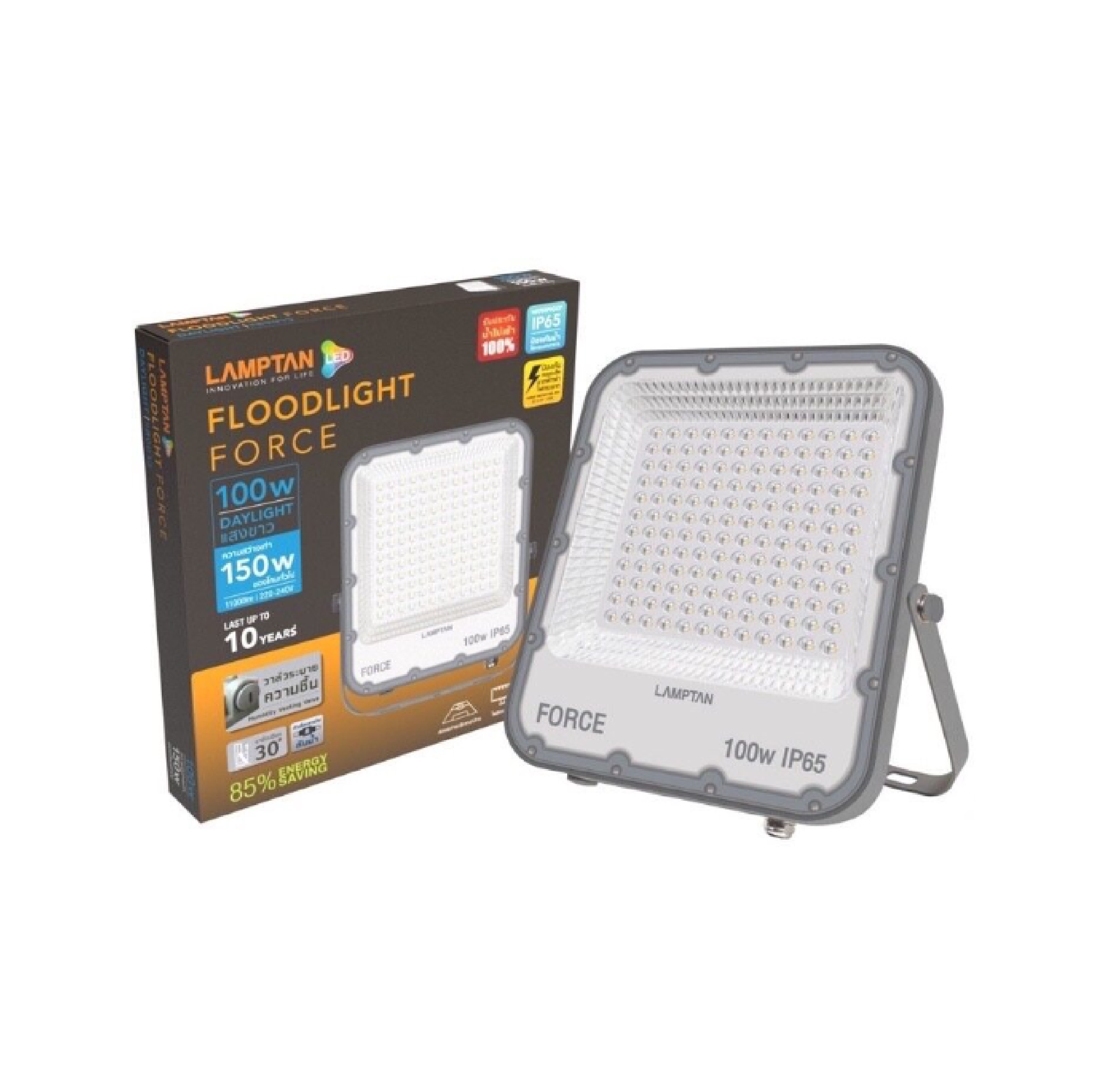 หลอด LED FLOOD LIGHT FORCE 150W. แสง DL LAMPTAN
