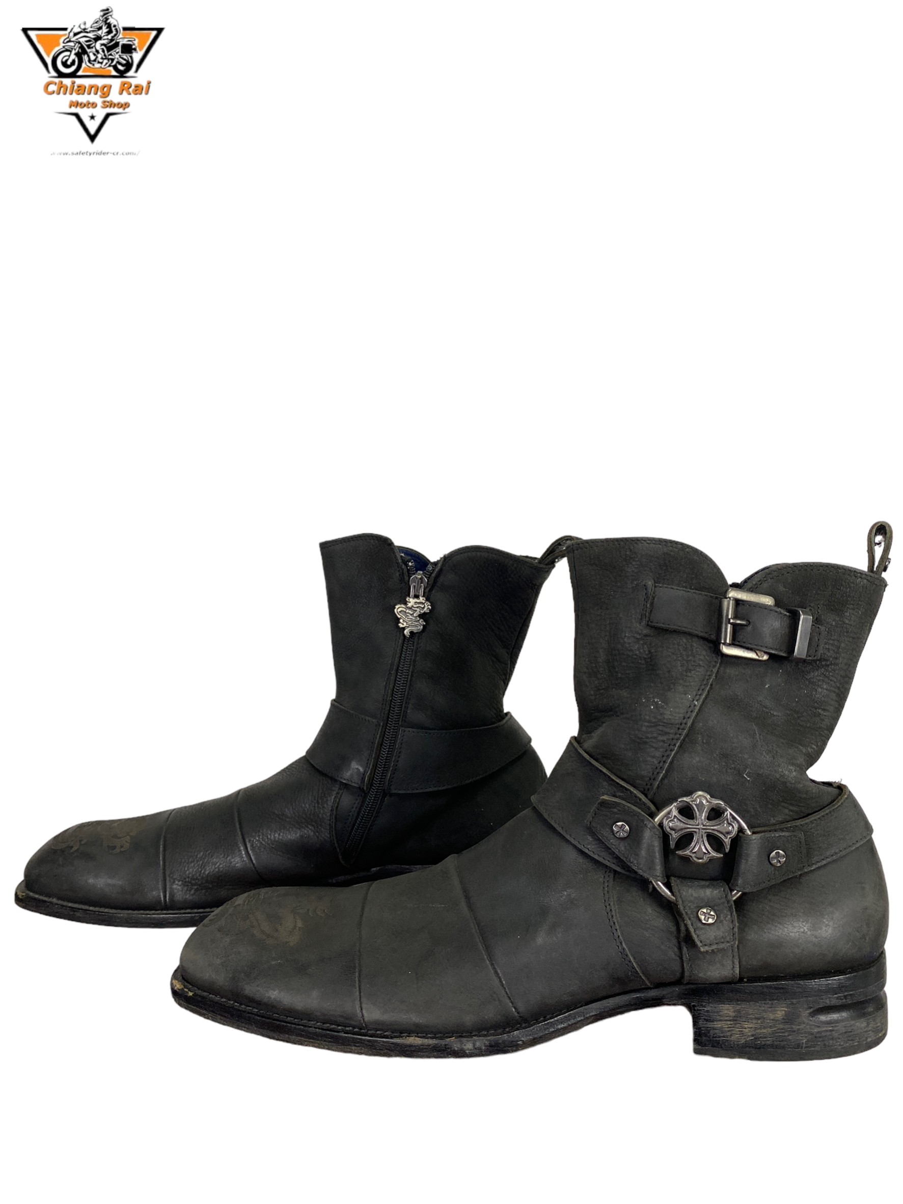 รองเท้าขี่มอเตอร์ไซด์( มือสอง) RCBS-060 Size ขนาดจากป้าย 47.5:EUR / 12:UK / 29.6:Cm.(MARKNASON)