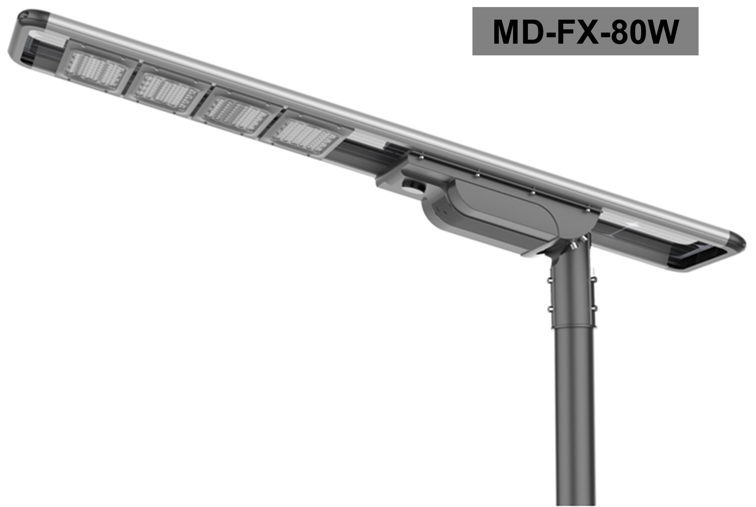 ไฟถนนโซล่าเซลล์ รุ่น MD-FX Series 80W