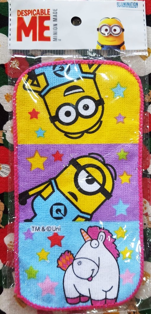 Minnion มินเนี่ยน ผ้าเช็ดหน้าญี่ปุ่น Size : 18 x 9 cm Despicable ME