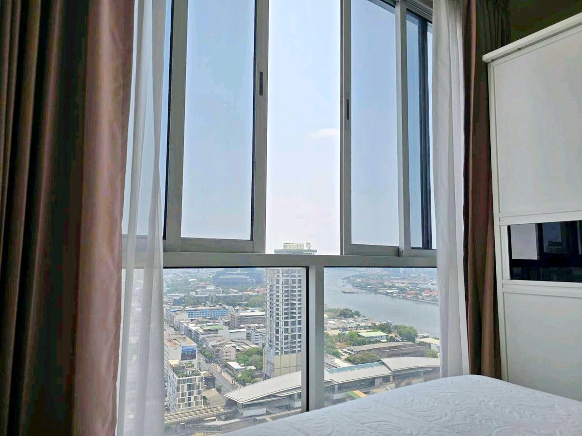 ให้เช่า เดอะทรี บางโพสเตชั่น วิว เจ้าพระยา มีเครื่องซักผ้าใหม่