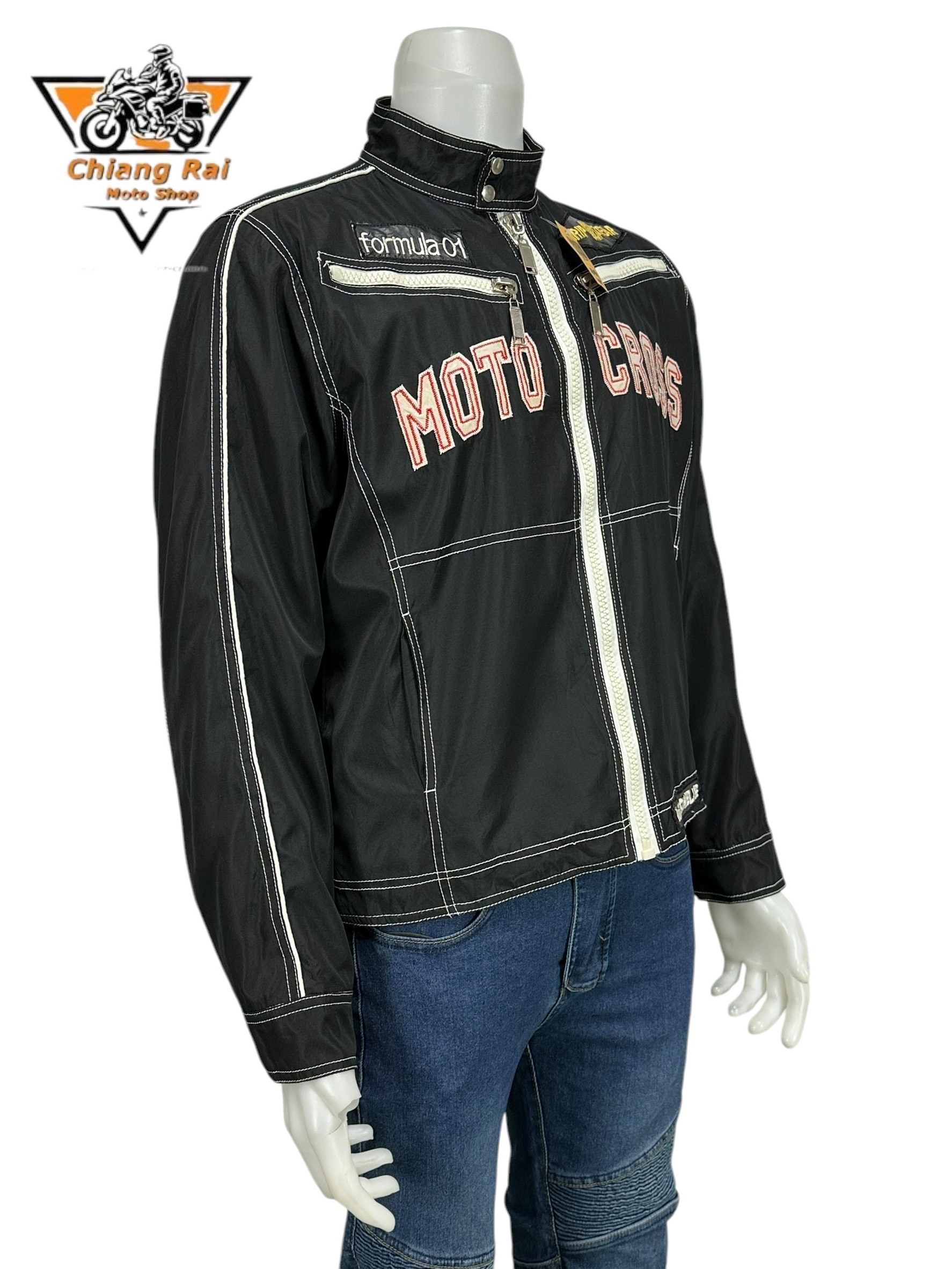 เสื้อขี่มอเตอร์ไซด์( มือสอง) RCSA 928 : อก 46" ยาว 24" (L) **ENOS**