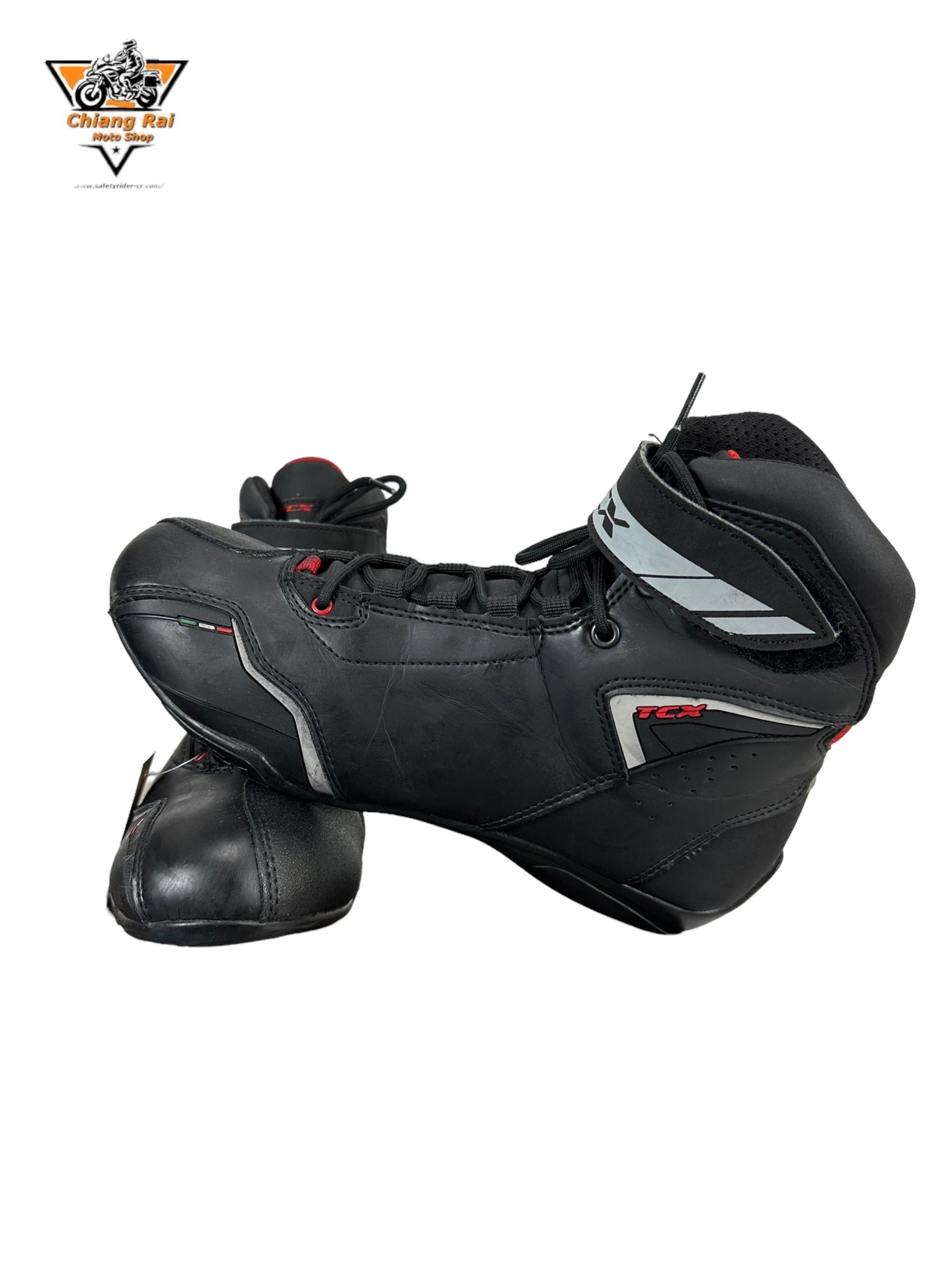 รองเท้าขี่มอเตอร์ไซด์( มือสอง) RCBS-381 Size ขนาดจากป้าย 41:EUR / 7:UK / 25.4:Cm.(TCX)