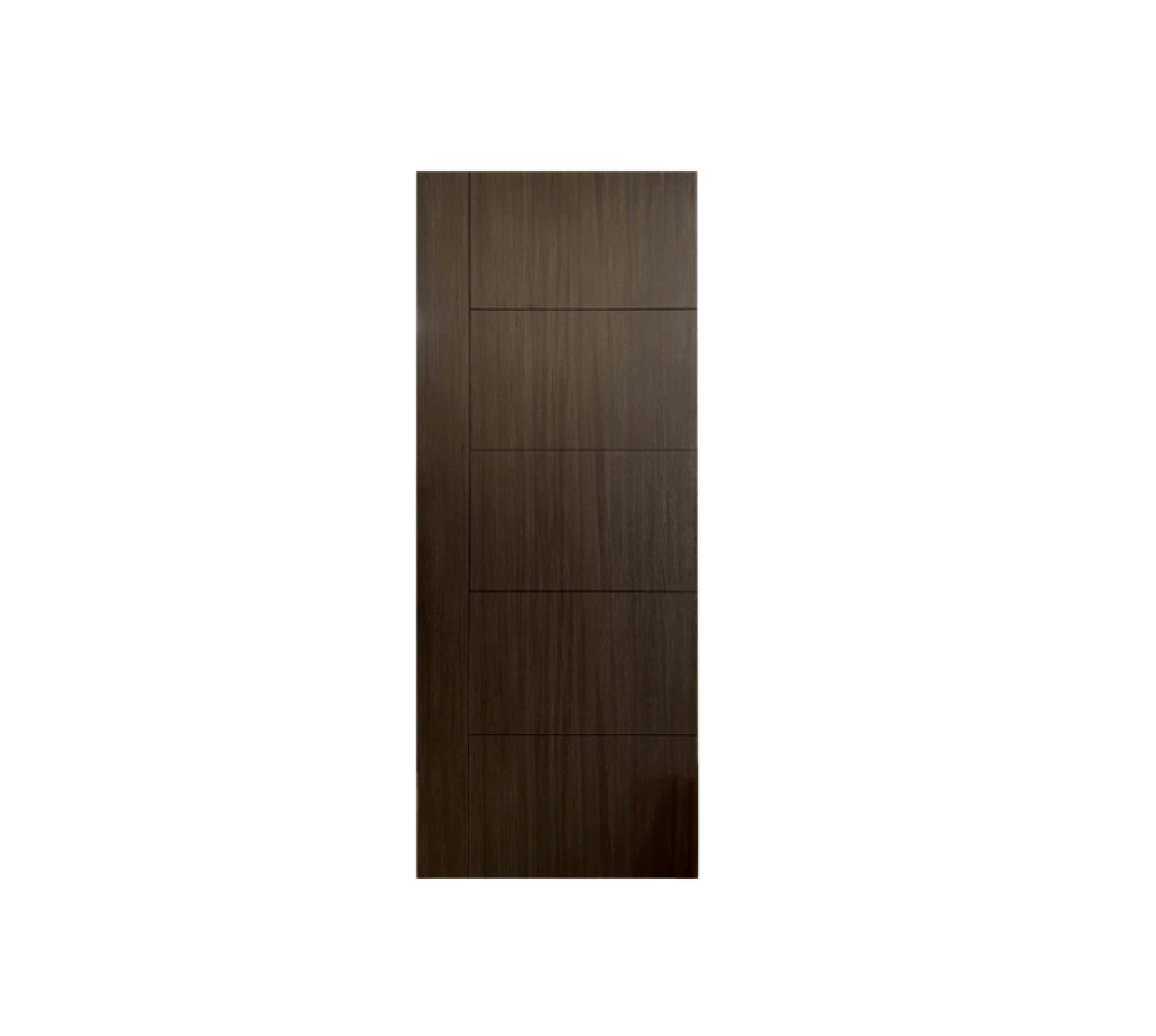 HOLZTUR ประตูเมลามีน เซาะร่องดำ MD-FC05 80x200ซม. DARK GRAY OAK