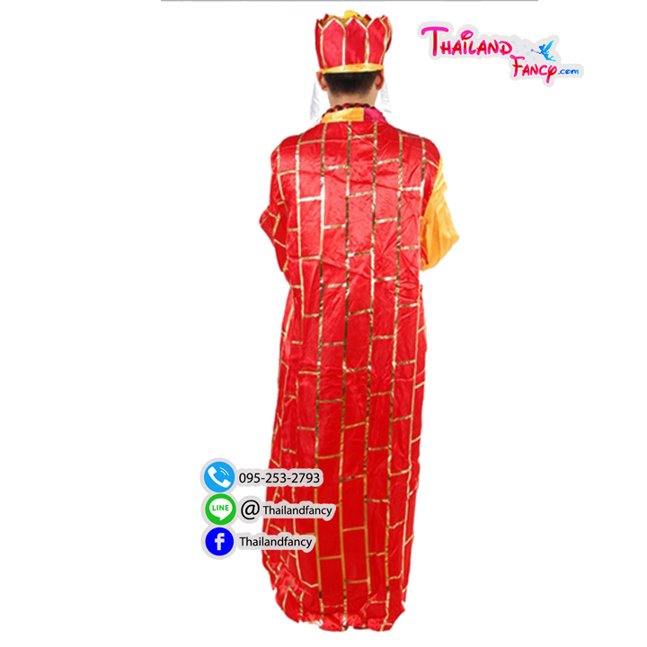 ชุดเช่าแฟนซีผู้ชาย ชุดหนังจีน ชุดคอสเพลย์ไซอิ๋ว ชุดพระจีน ชุดนักบวช ชุดพระถังซัมจั๋ง