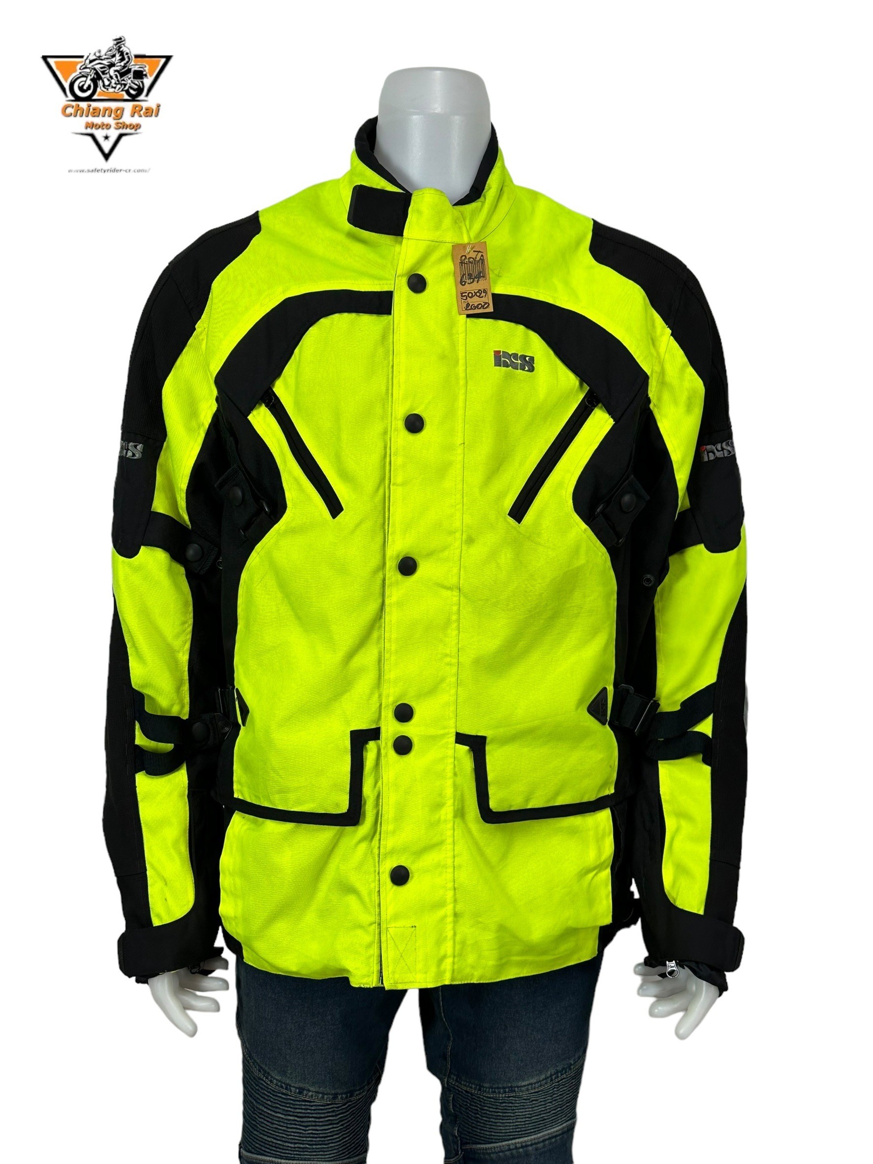 เสื้อขี่มอเตอร์ไซด์( มือสอง) RCTA 634: อก 50" ยาว 29"(XL) **IXS**