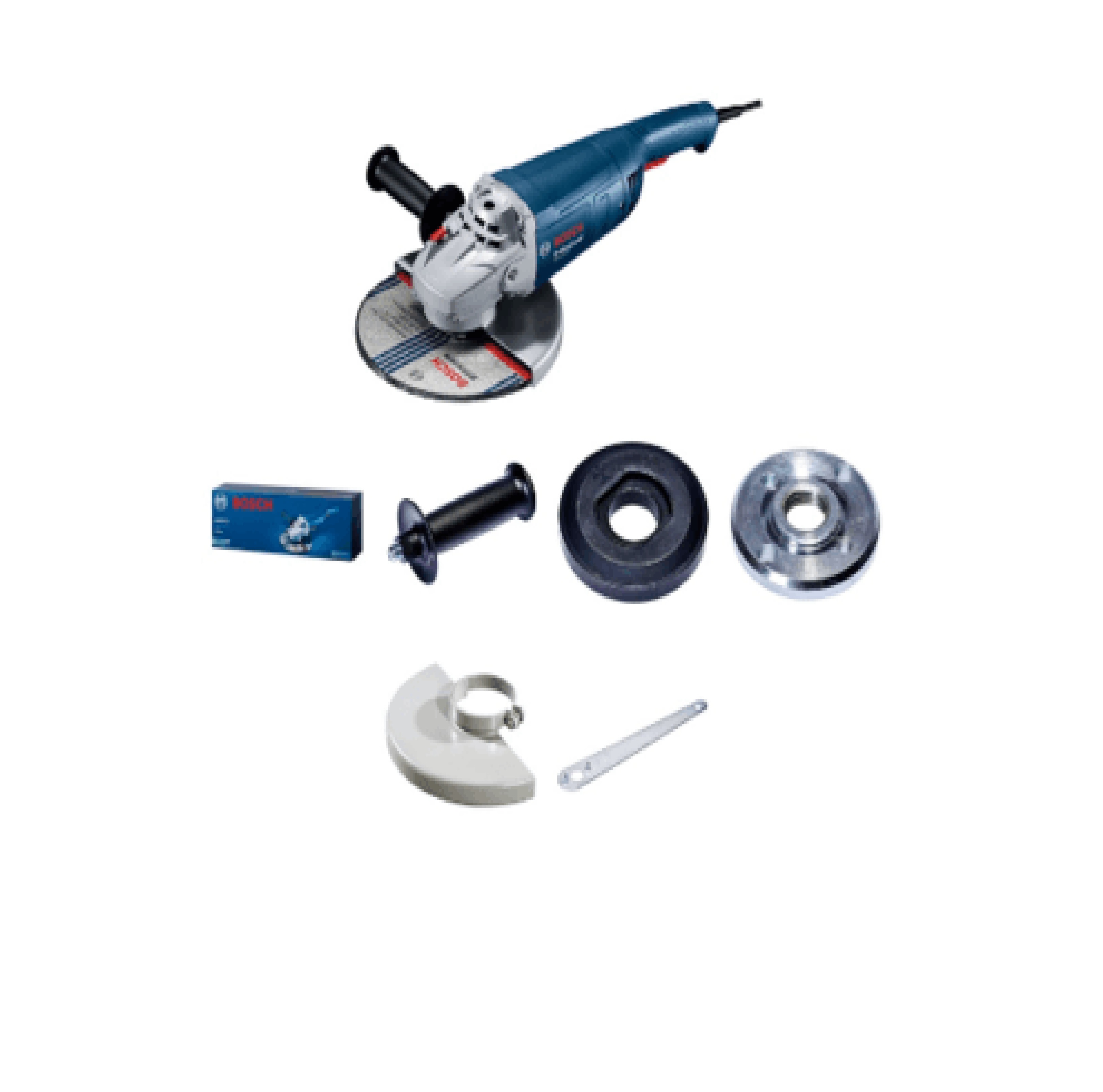 BOSCH เครื่องเจียร์ 7นิ้ว 2200W รุ่น GWS2200-180
