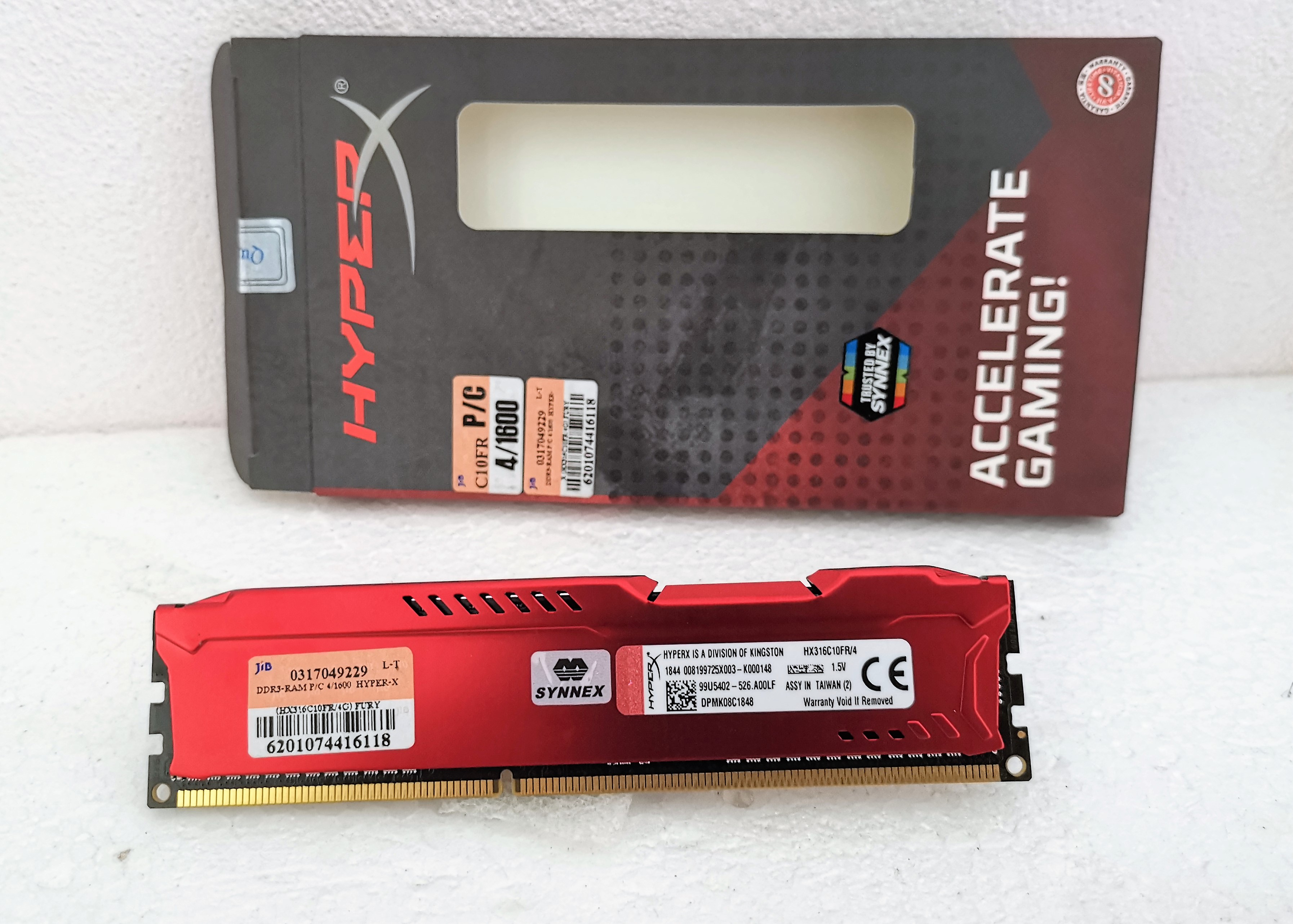 Ram Hyper X DDR3 4G Bus1600