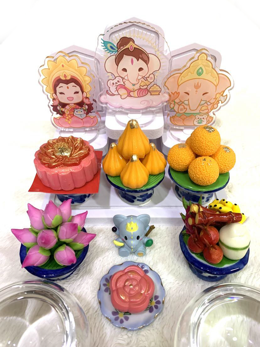 (มีของพร้อมส่ง) เทพฮินดู Standee Acrylic 7 cm (อัพเดตลายใหม่!!)