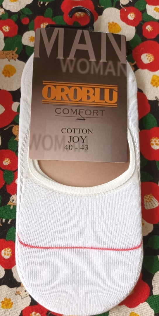 OROBLU COMFORT ถุงเท้าสวม ข้อสั้น COTTON JOY Size : 40-43 ONE SIZE MADE IN Italy licence by Calze Scanzi