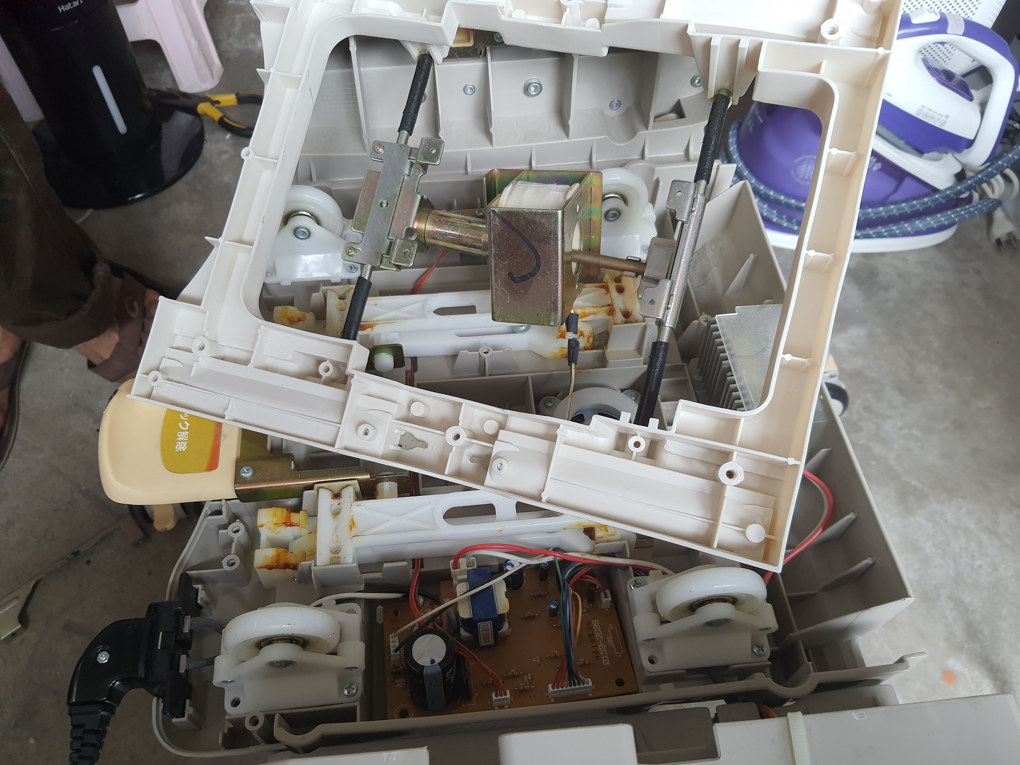 ซ่อมเปลไฟฟ้าจากประเทศญี่ปุ่น ยี่ห้อ Yamachan-sama รุ่น RW-700 อาการเครื่องซ๊อต